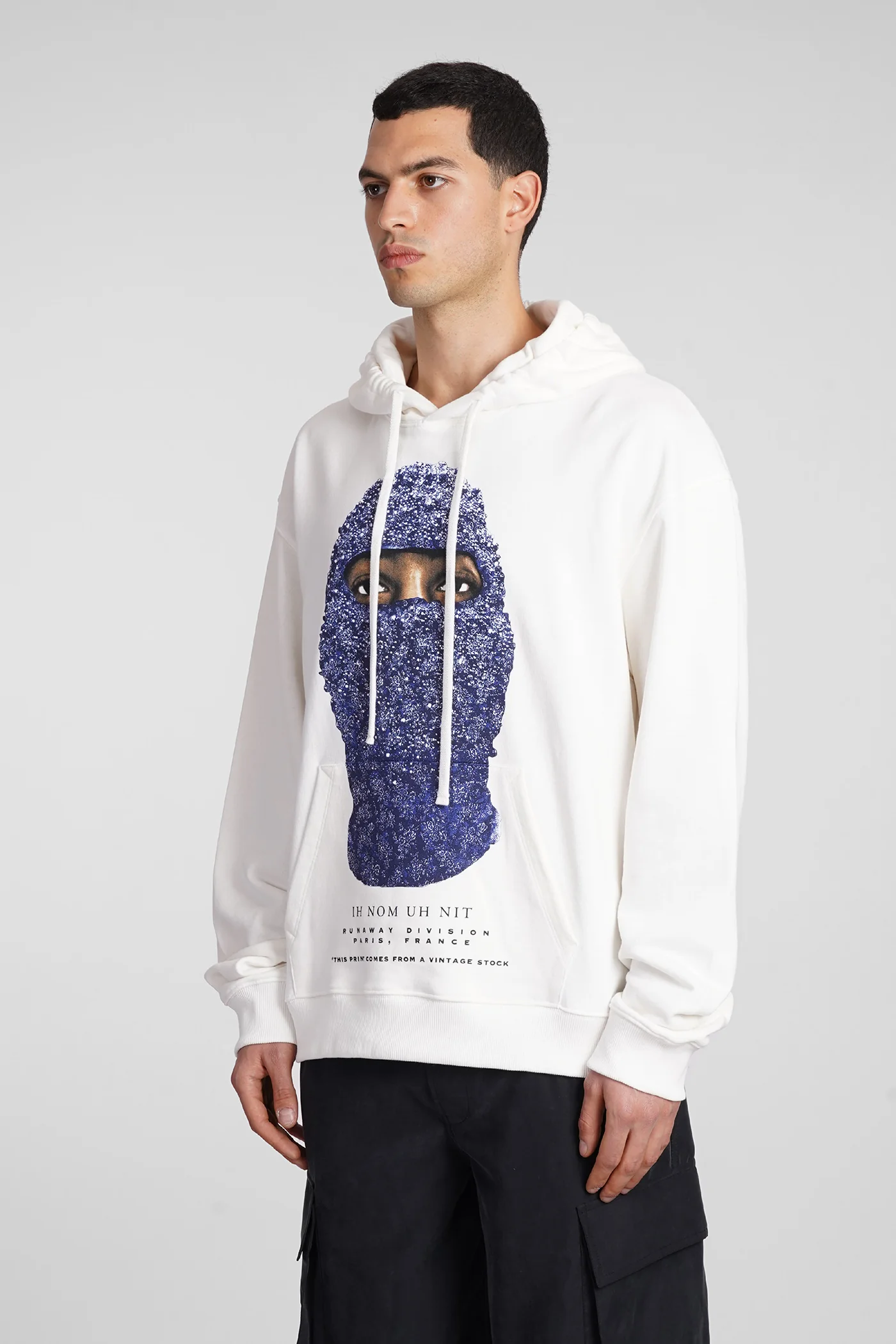 Sweatshirt in white cotton - Image 4