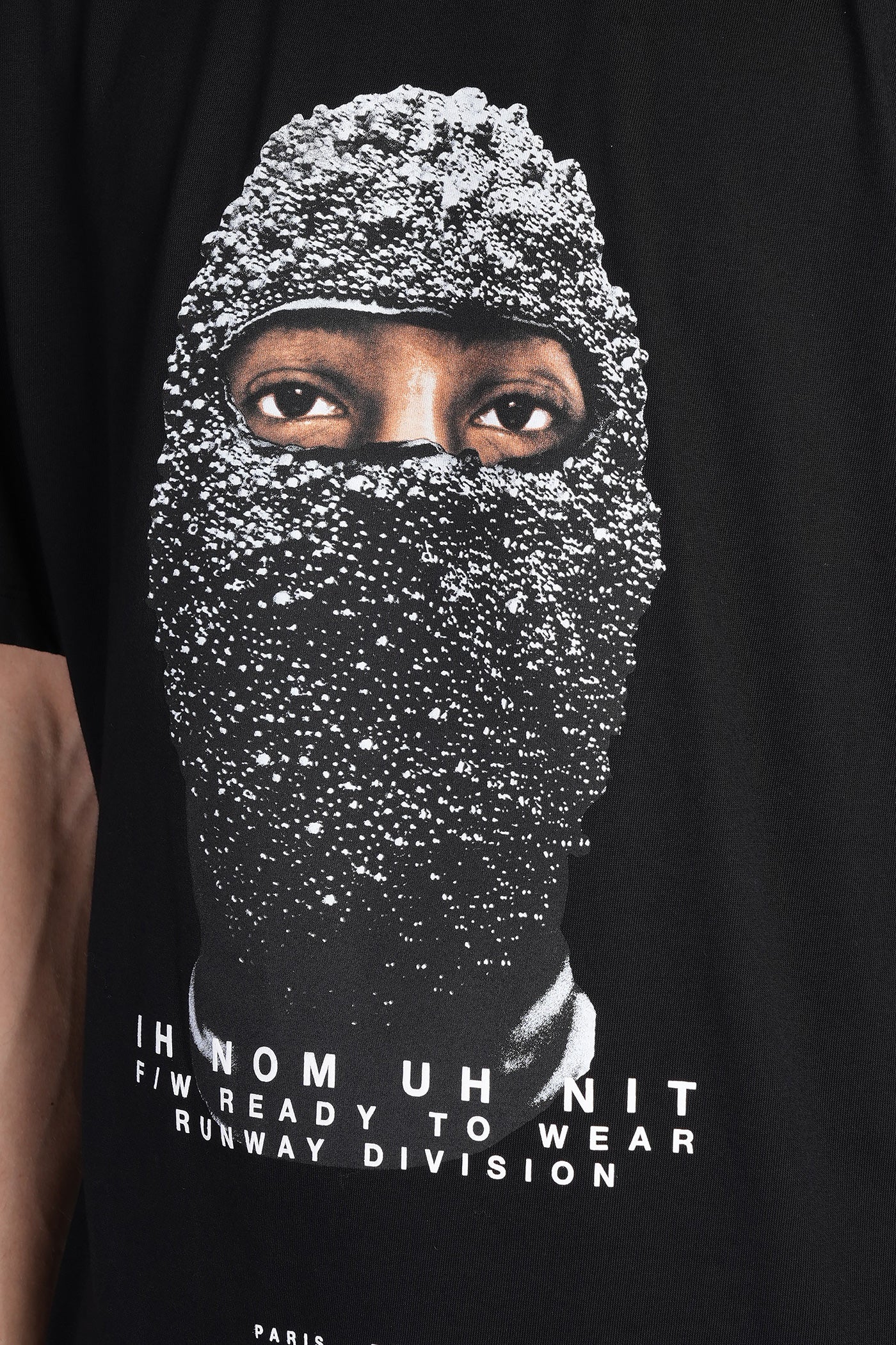T-Shirt in black cotton - Image 5