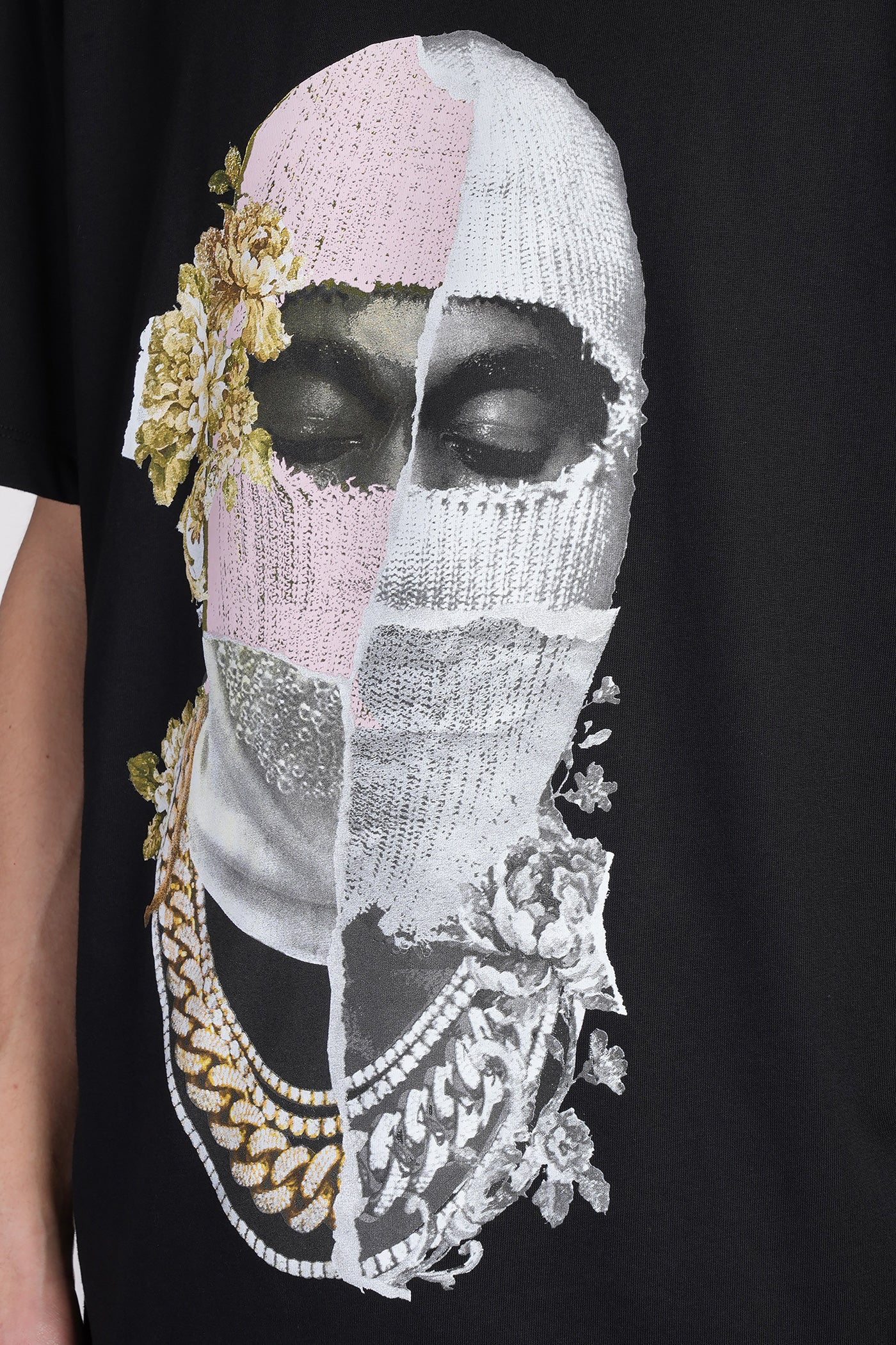 T-Shirt in black cotton - Image 5