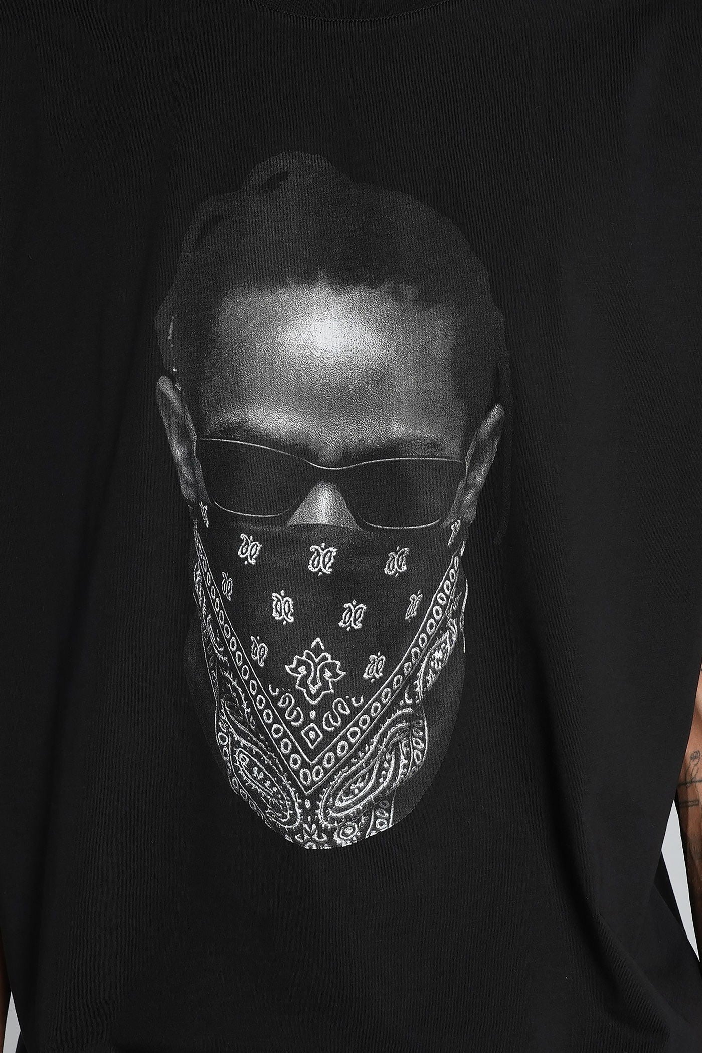 T-Shirt in black cotton - Image 5