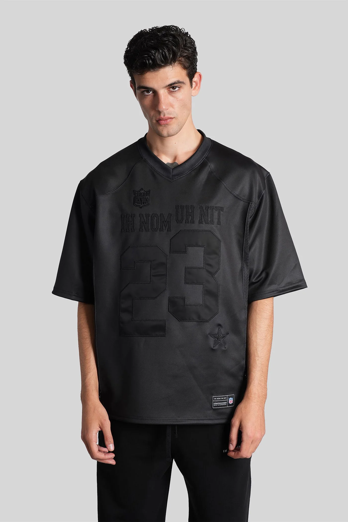 T-Shirt in black polyester