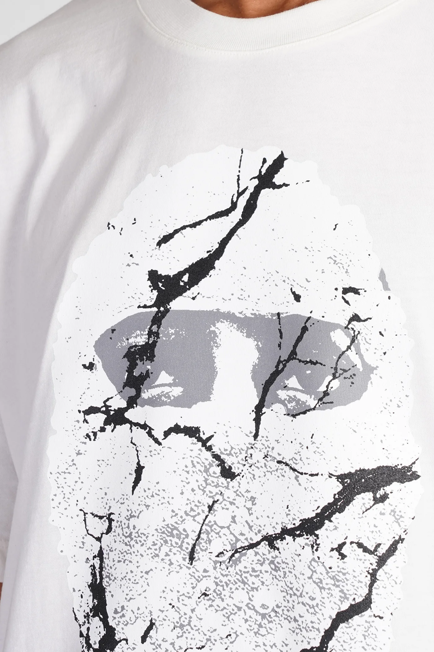T-Shirt in white cotton - Image 5