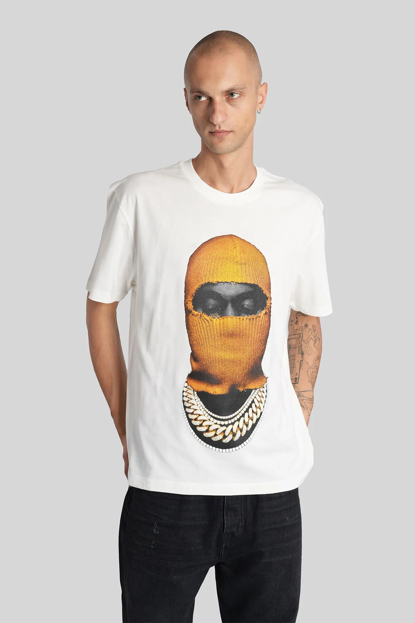 T-Shirt in white cotton