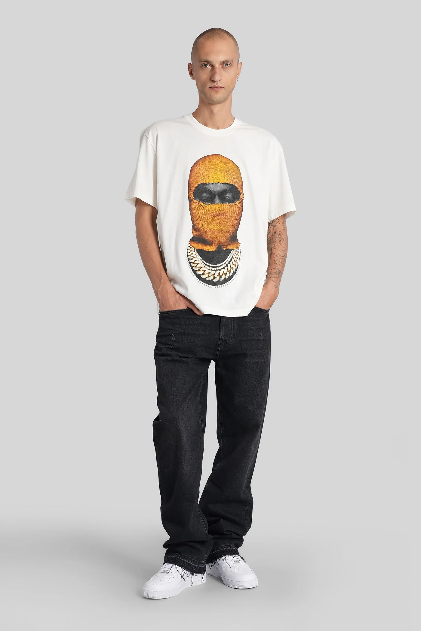 T-Shirt in white cotton - Image 2