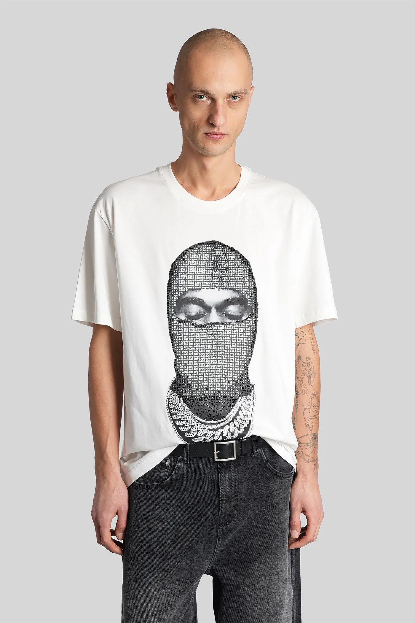 T-Shirt in white cotton