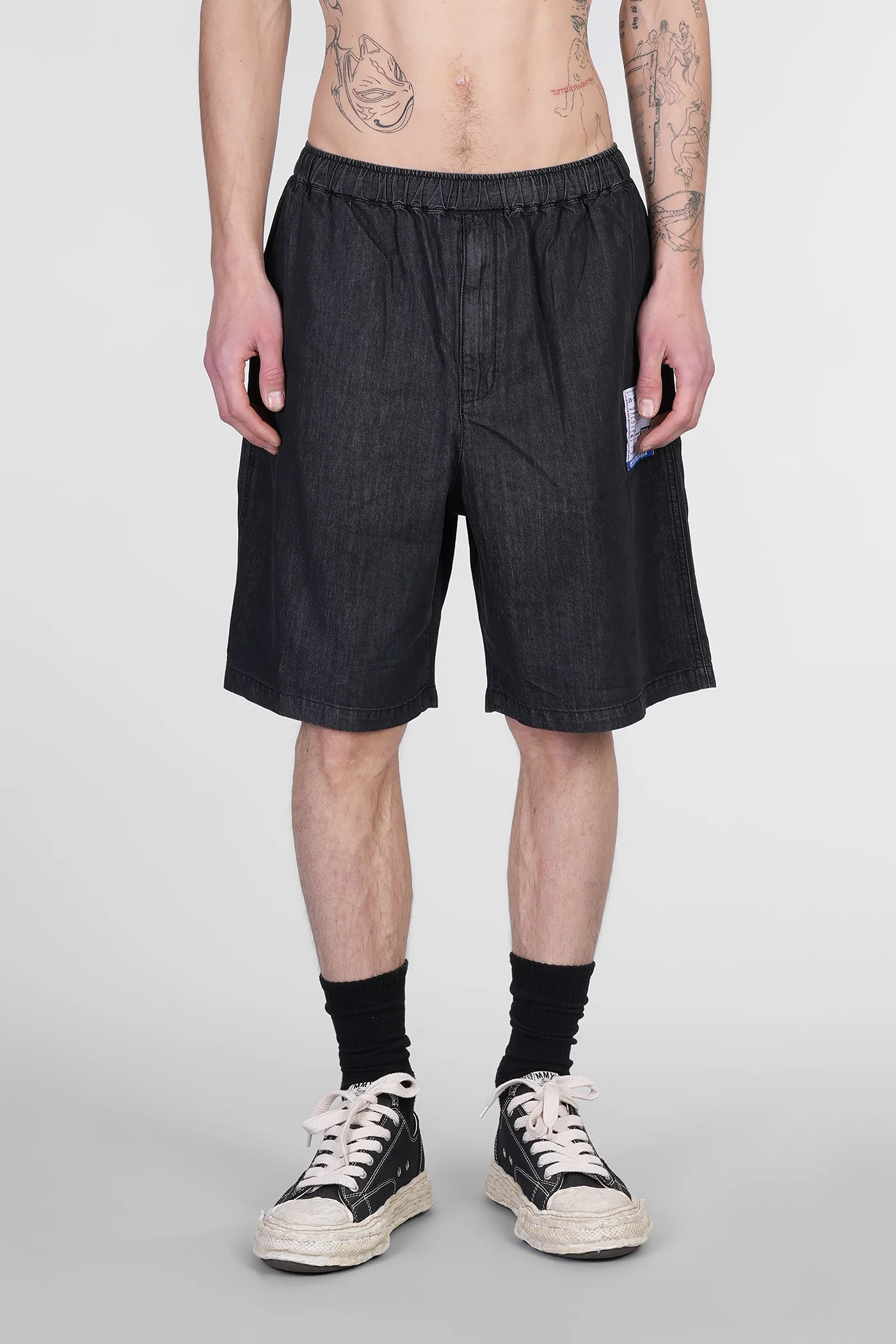 Shorts in black cotton - Image 41
