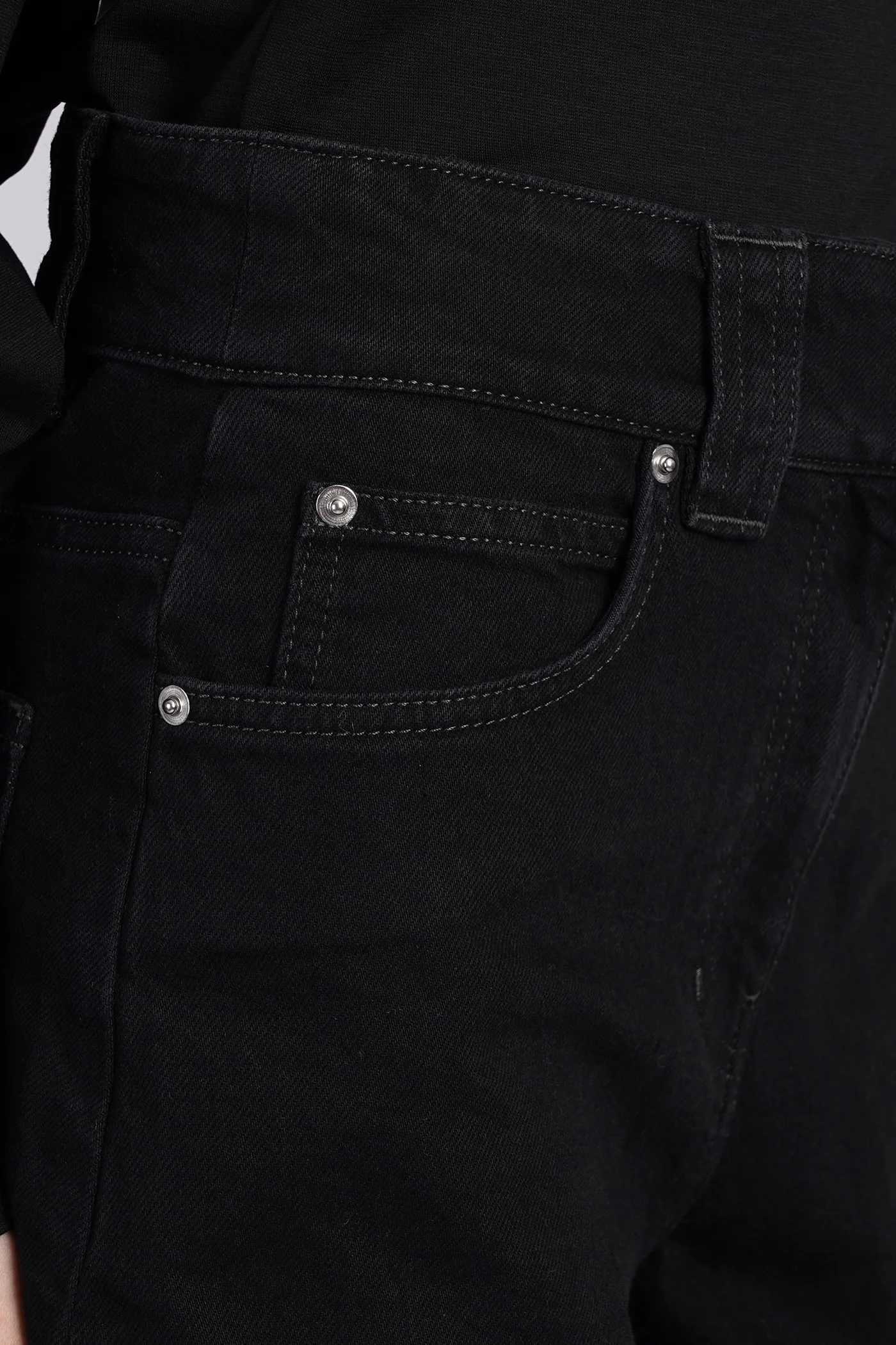 Abriel Jeans in black cotton - Image 5