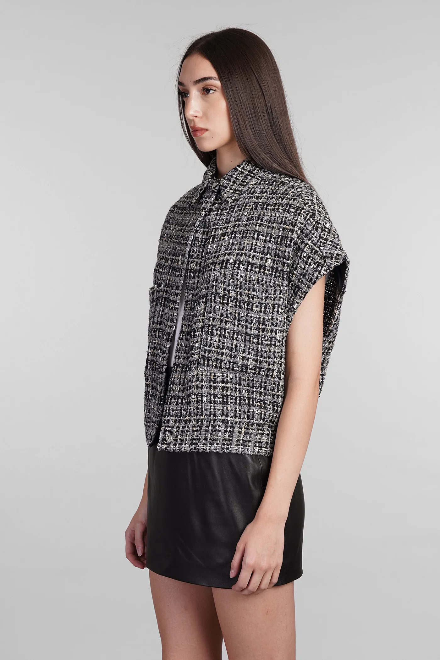 Bianka Casual jacket in grey polyester - Image 4