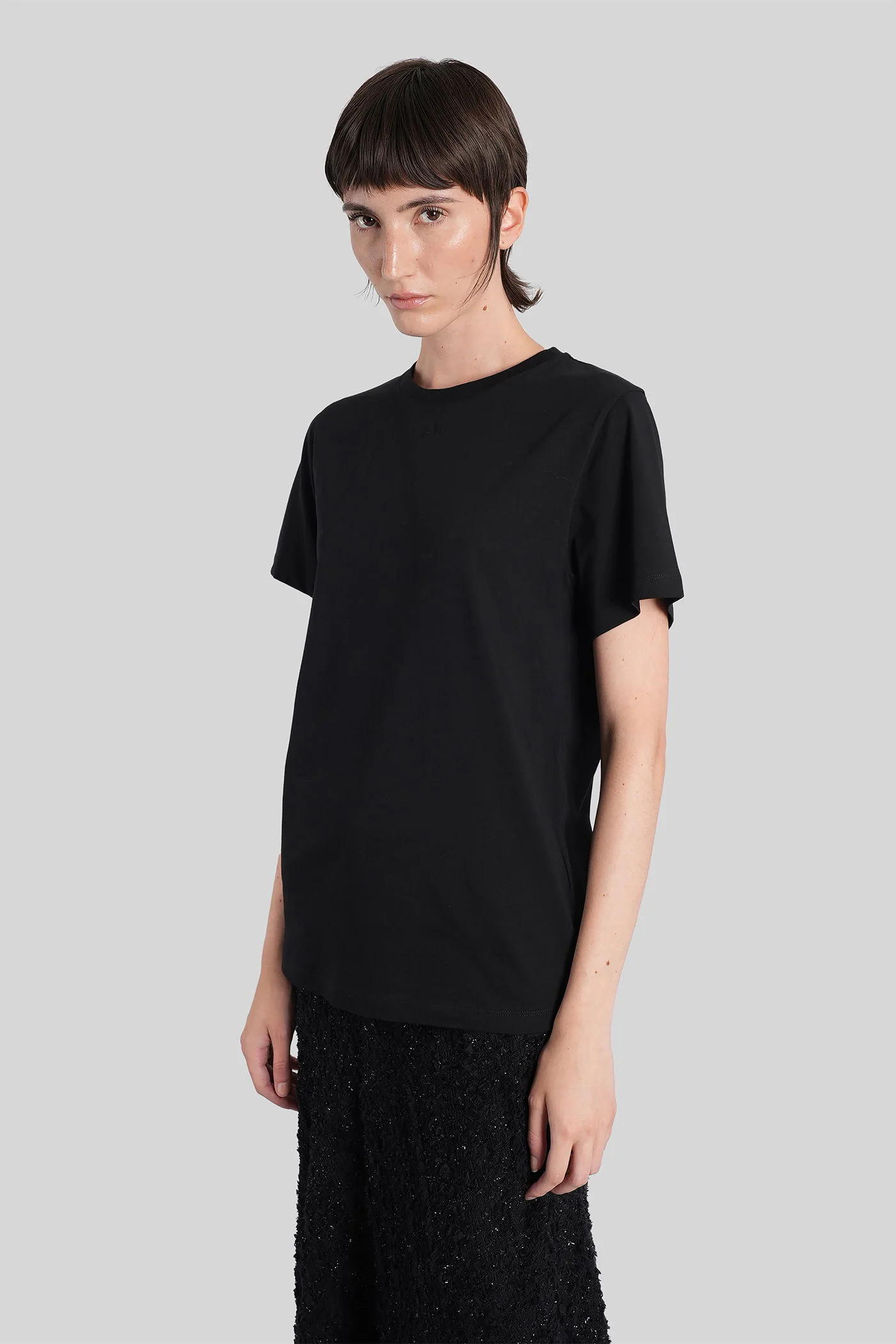Candida T-Shirt in black cotton - Image 31