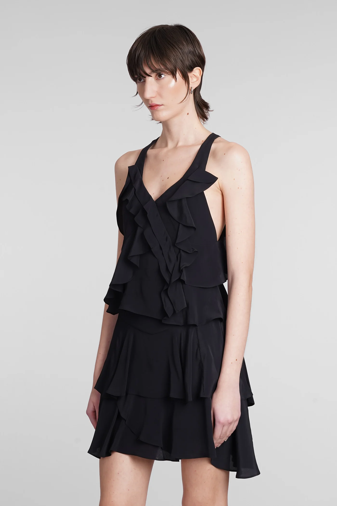 Ellie Topwear in black viscose - Image 4
