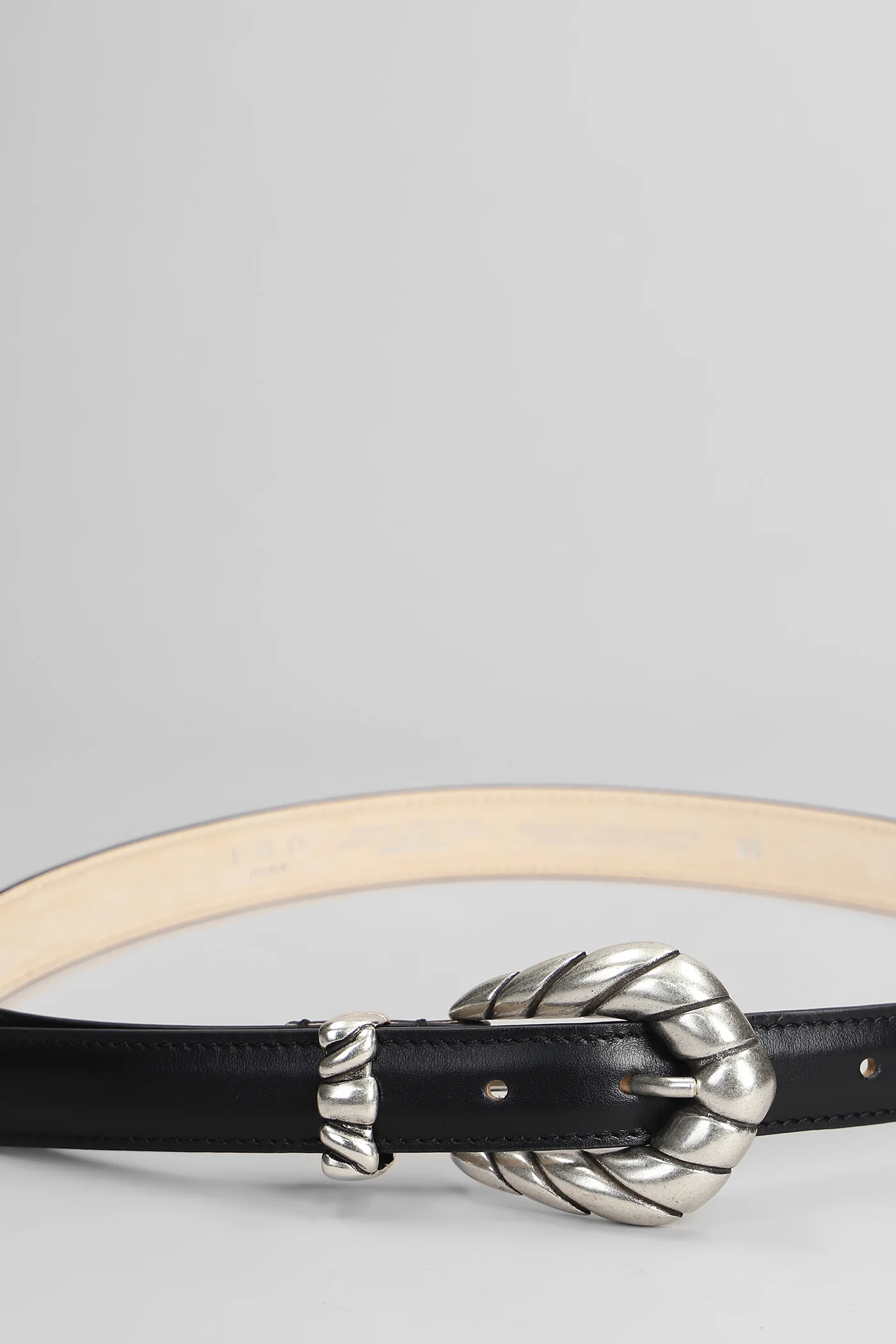 Embella baby Belts in black leather - Image 2
