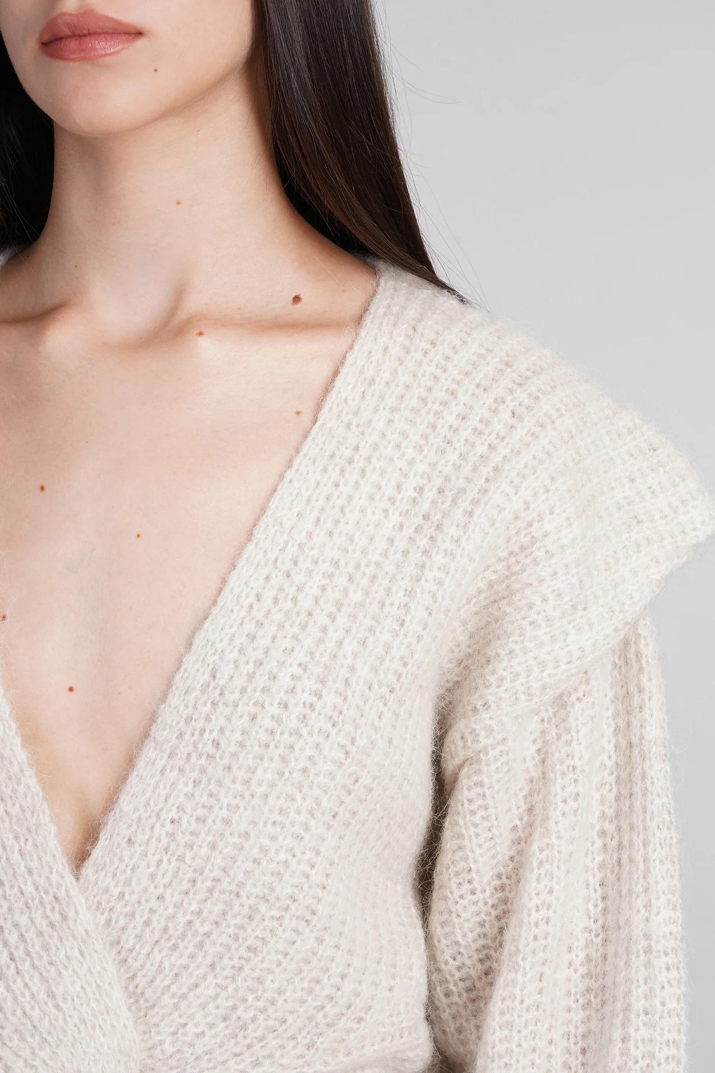 Ferisse Knitwear in beige Alpaca - Image 5