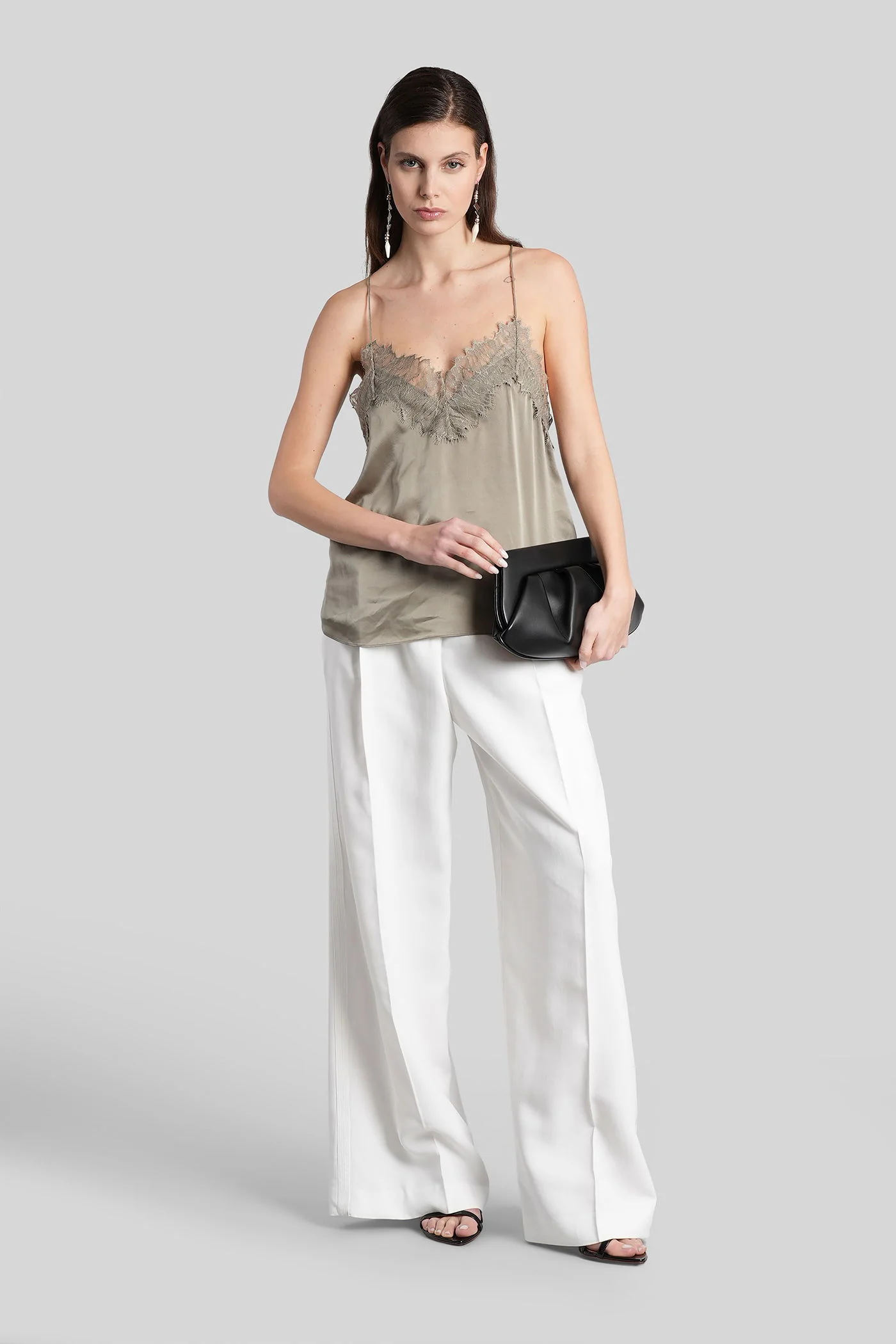Helis Pants in white viscose - Image 2