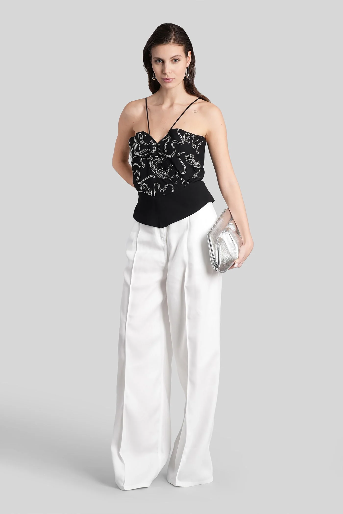 Olympe Topwear in black viscose - Image 2