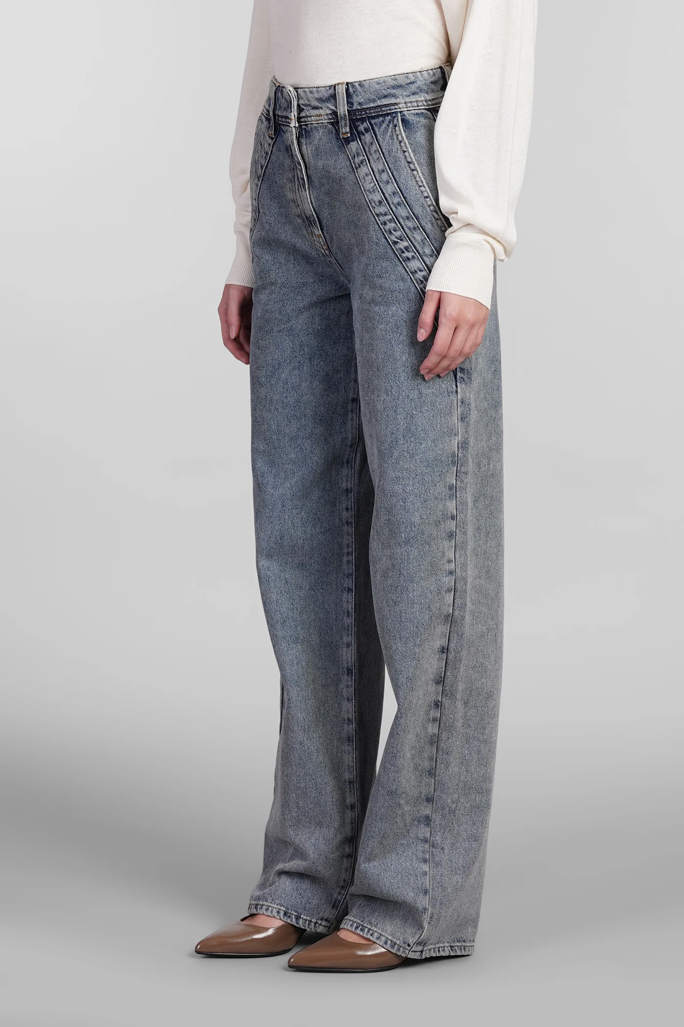 Pacome Jeans in blue cotton - Image 4