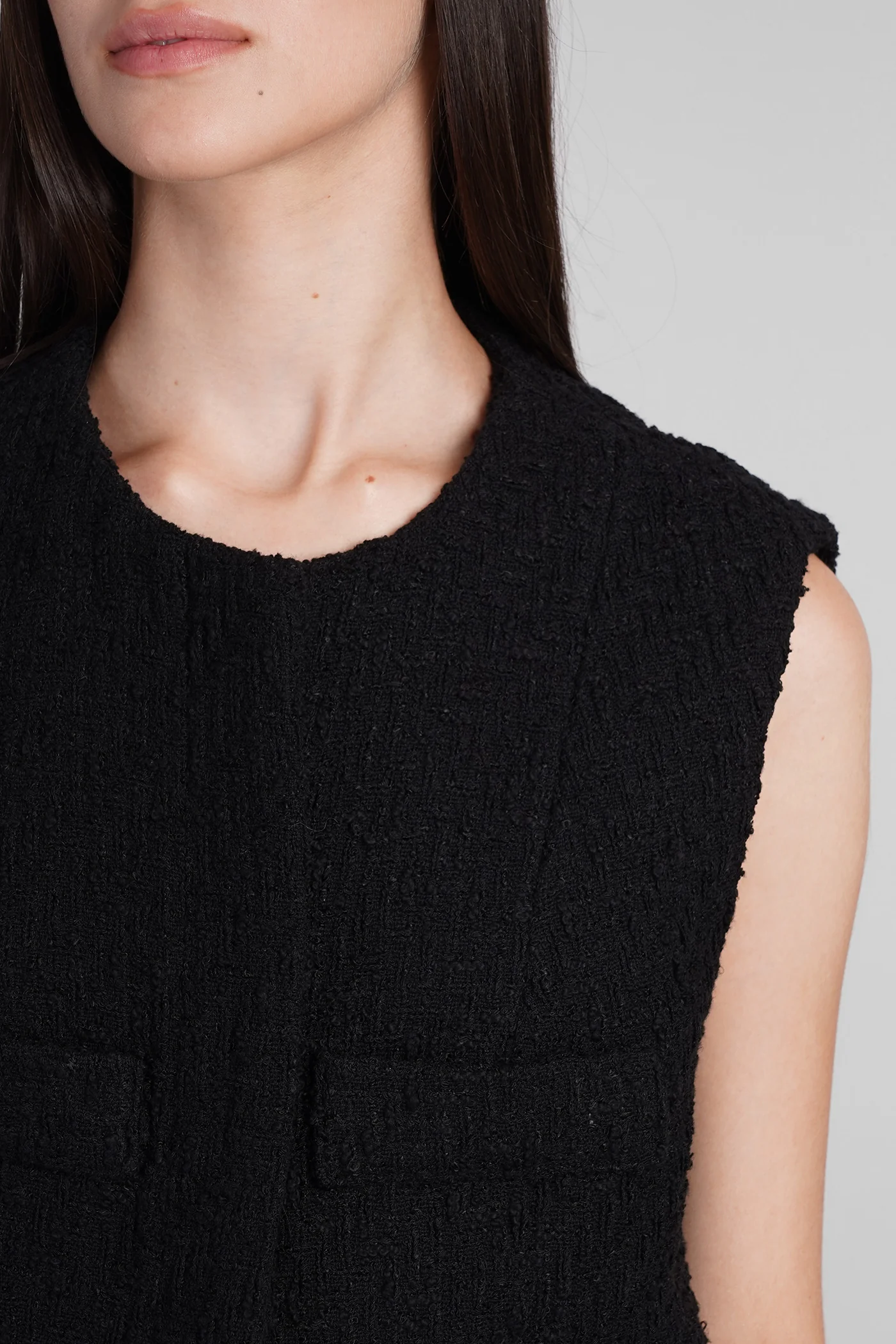 Ralphi Vest in black polyester - Image 5