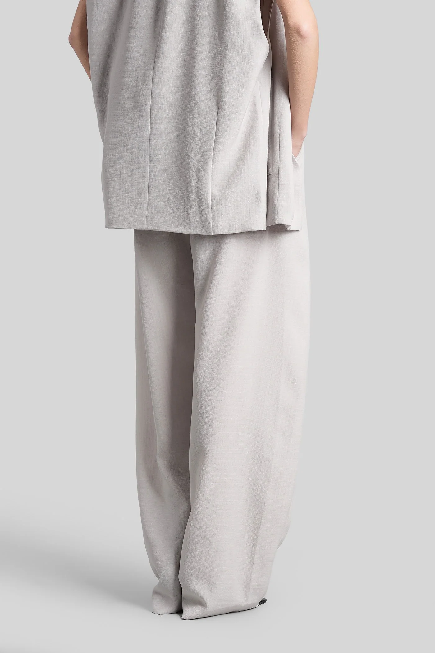Sonja Pants in grey polyester - Image 3