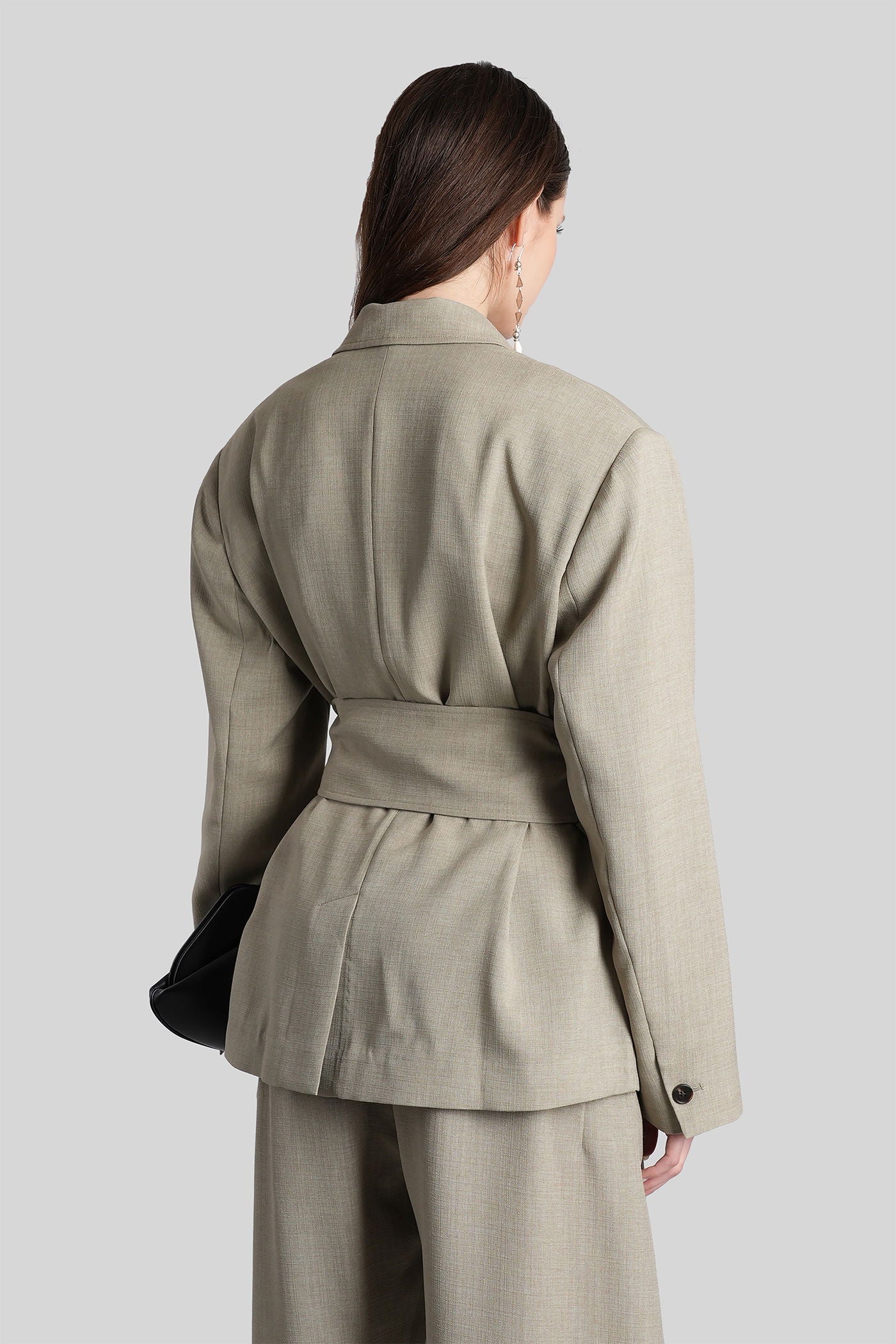 Suny Blazer in green polyester - Image 4