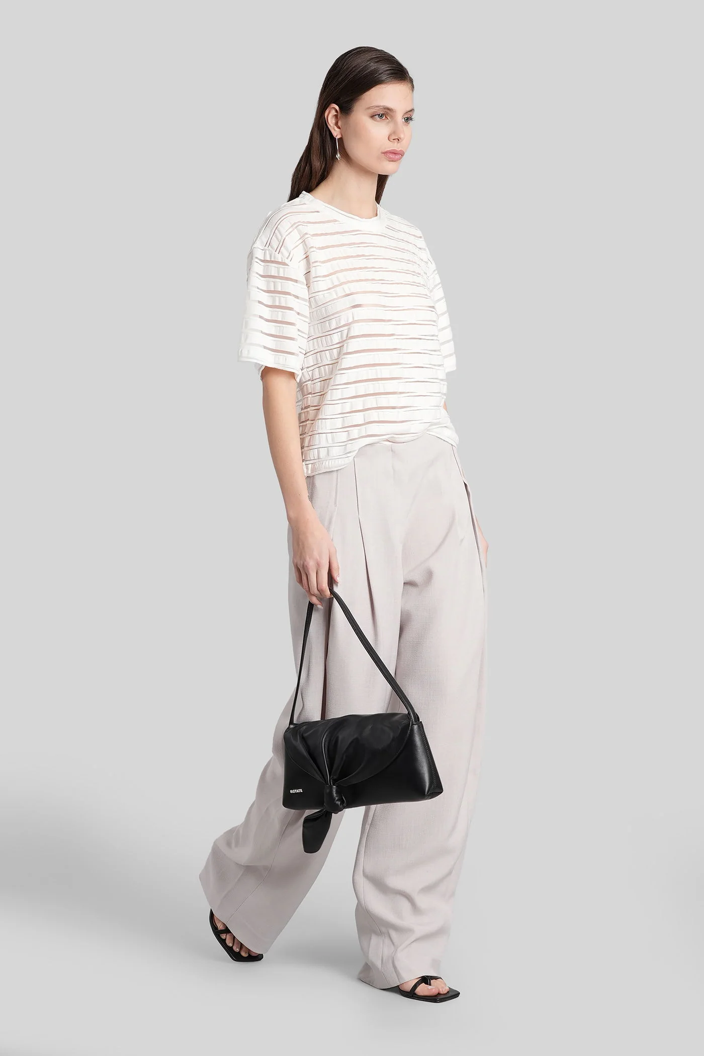 Ulizia T-Shirt in white cotton - Image 2