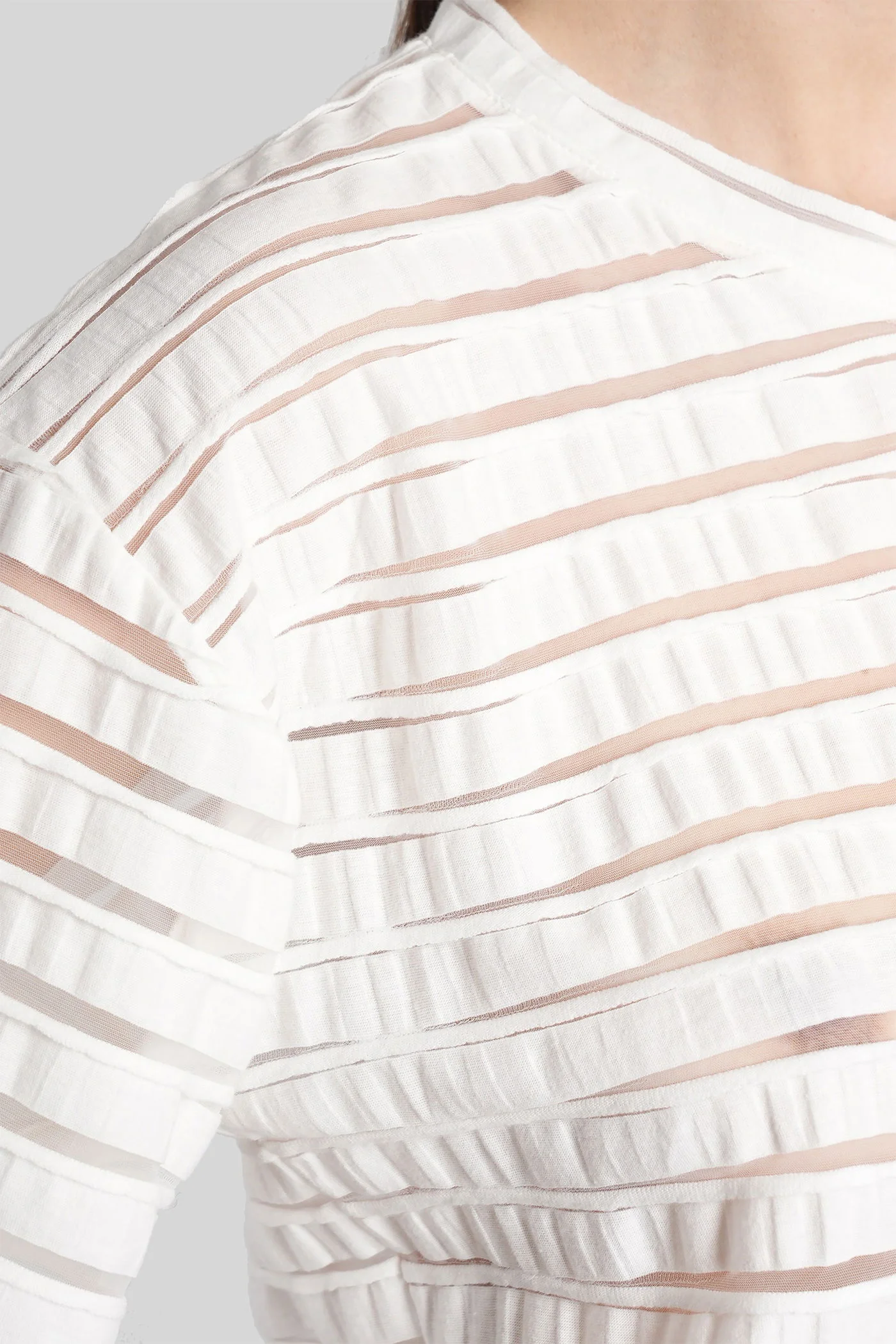 Ulizia T-Shirt in white cotton - Image 30