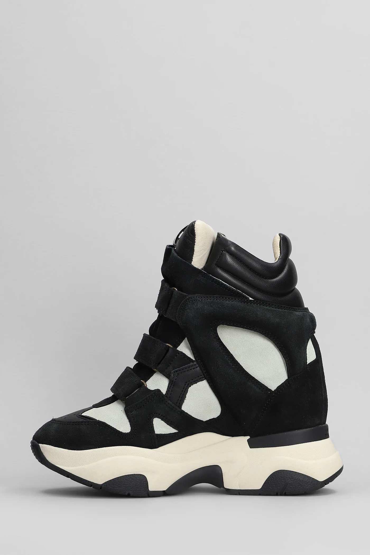 Balskee Sneakers in black suede and leather - Image 3