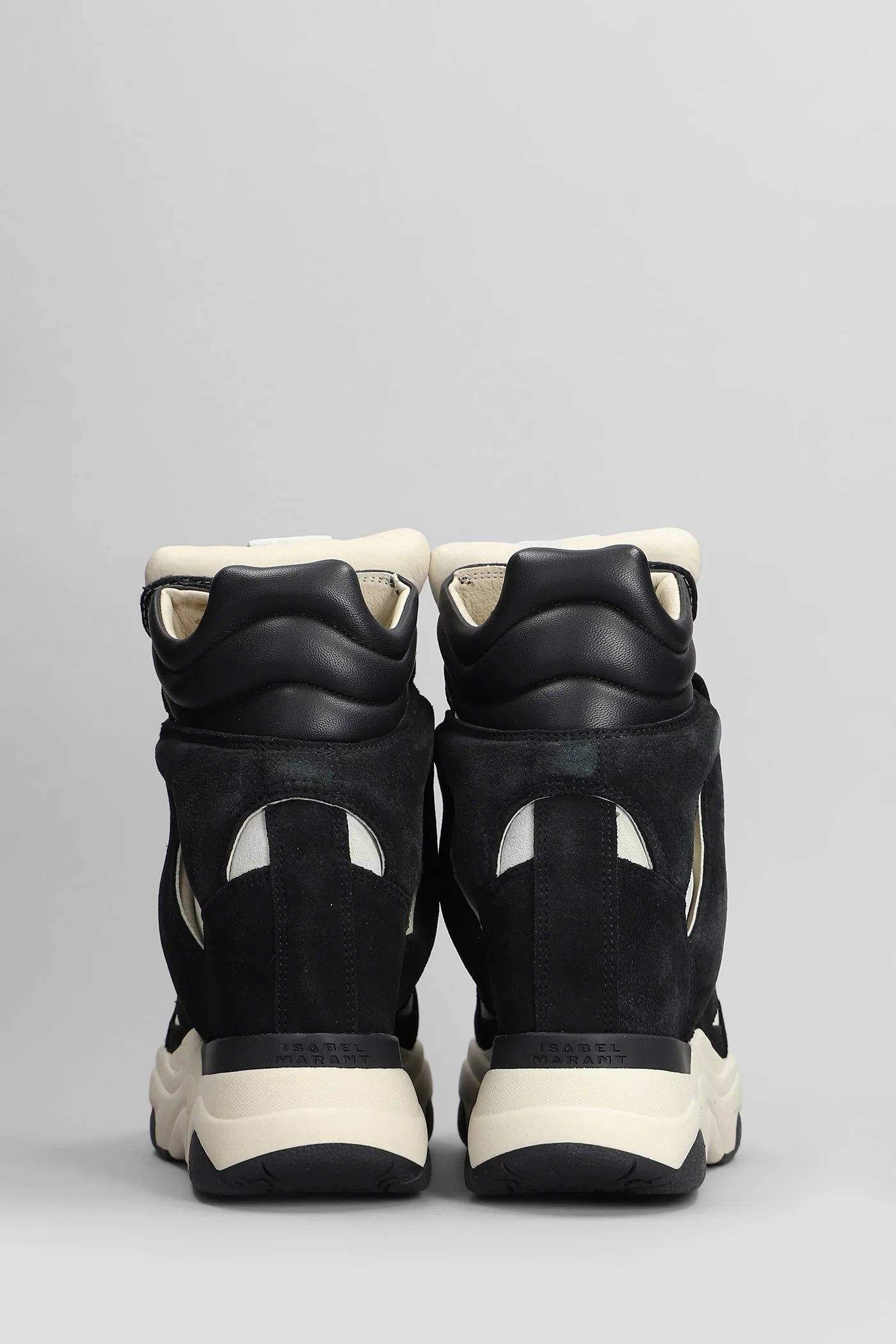Balskee Sneakers in black suede and leather - Image 4