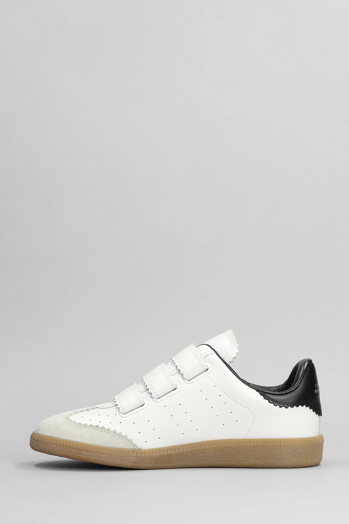 Beth Sneakers in white suede and leather - Image 3