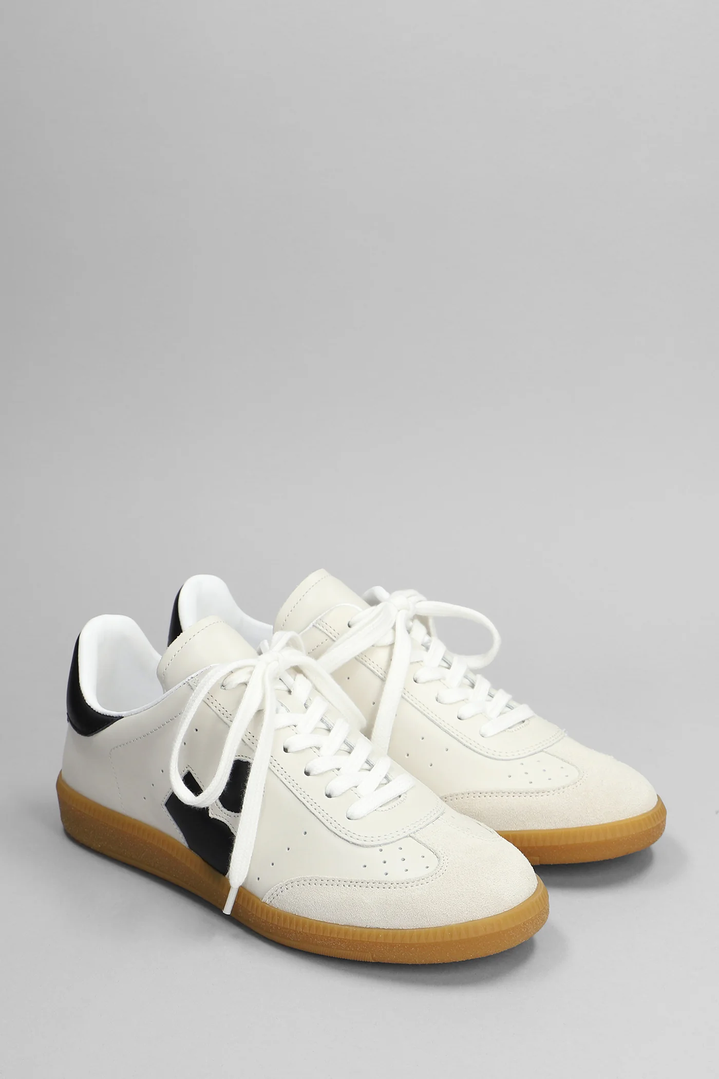 Bryce Sneakers in grey suede and leather - Image 2