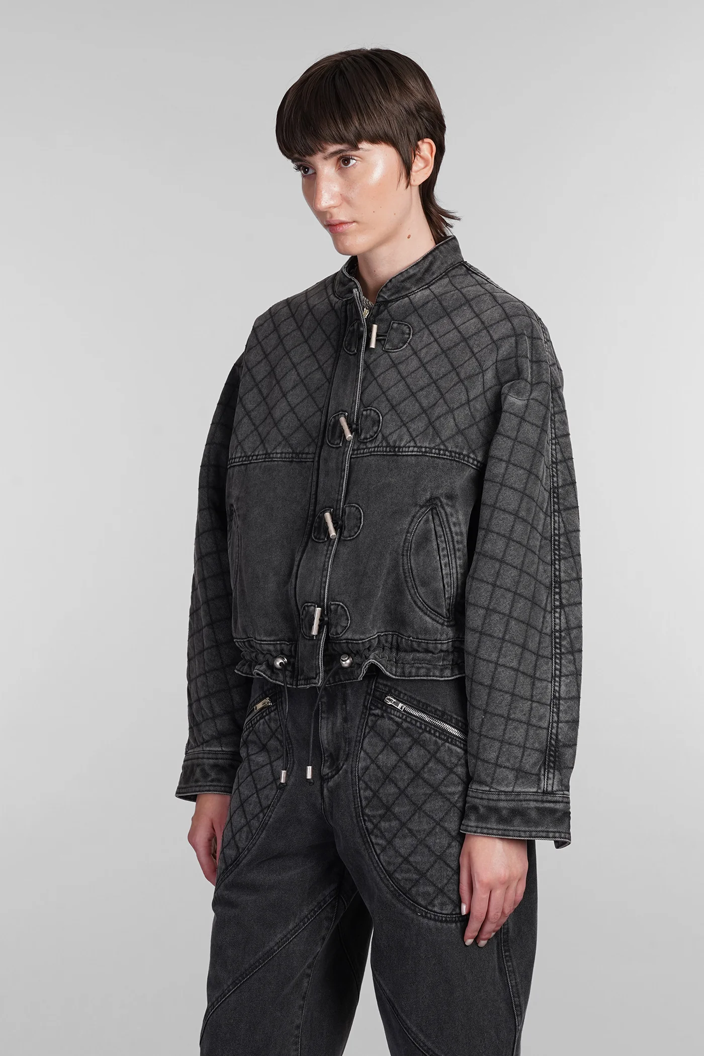 Celiany Denim Jackets in grey cotton - Image 4