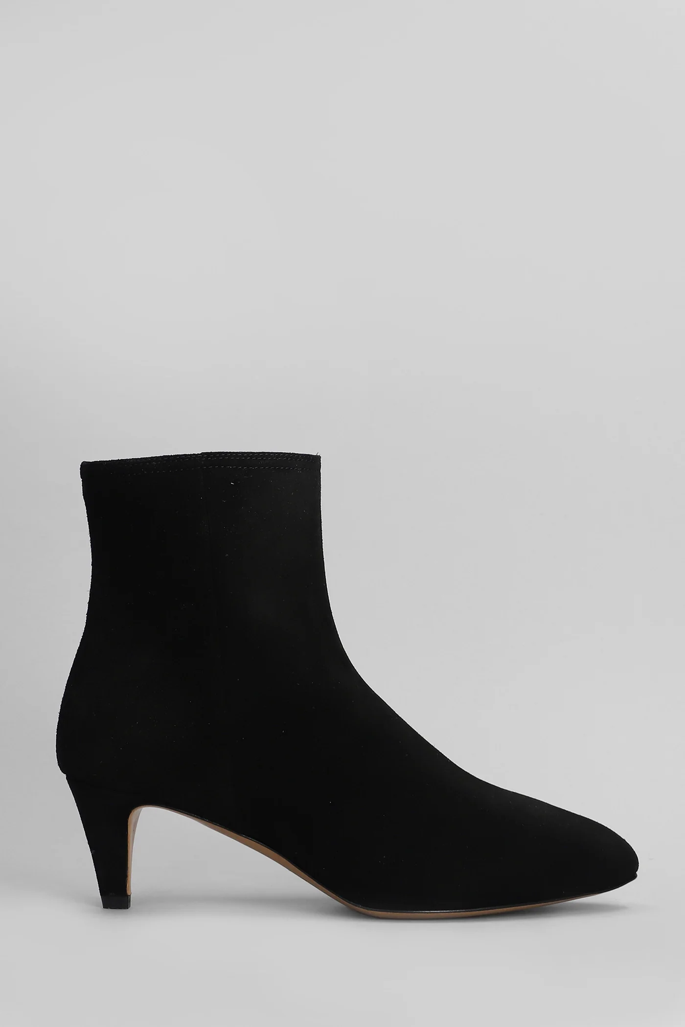Deone low heels Ankle boots in black suede