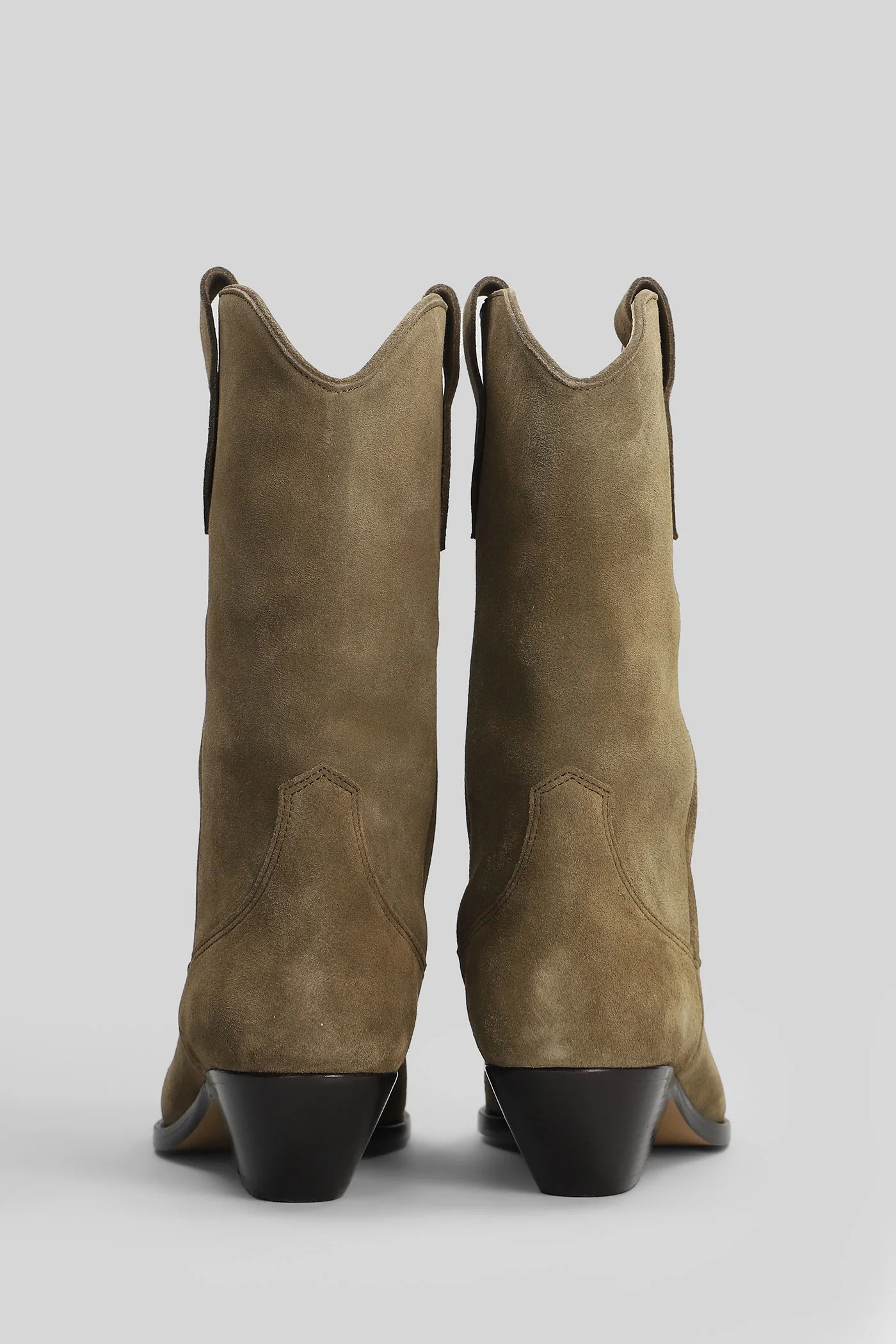 Duerto texan Ankle boots in brown suede - Image 4