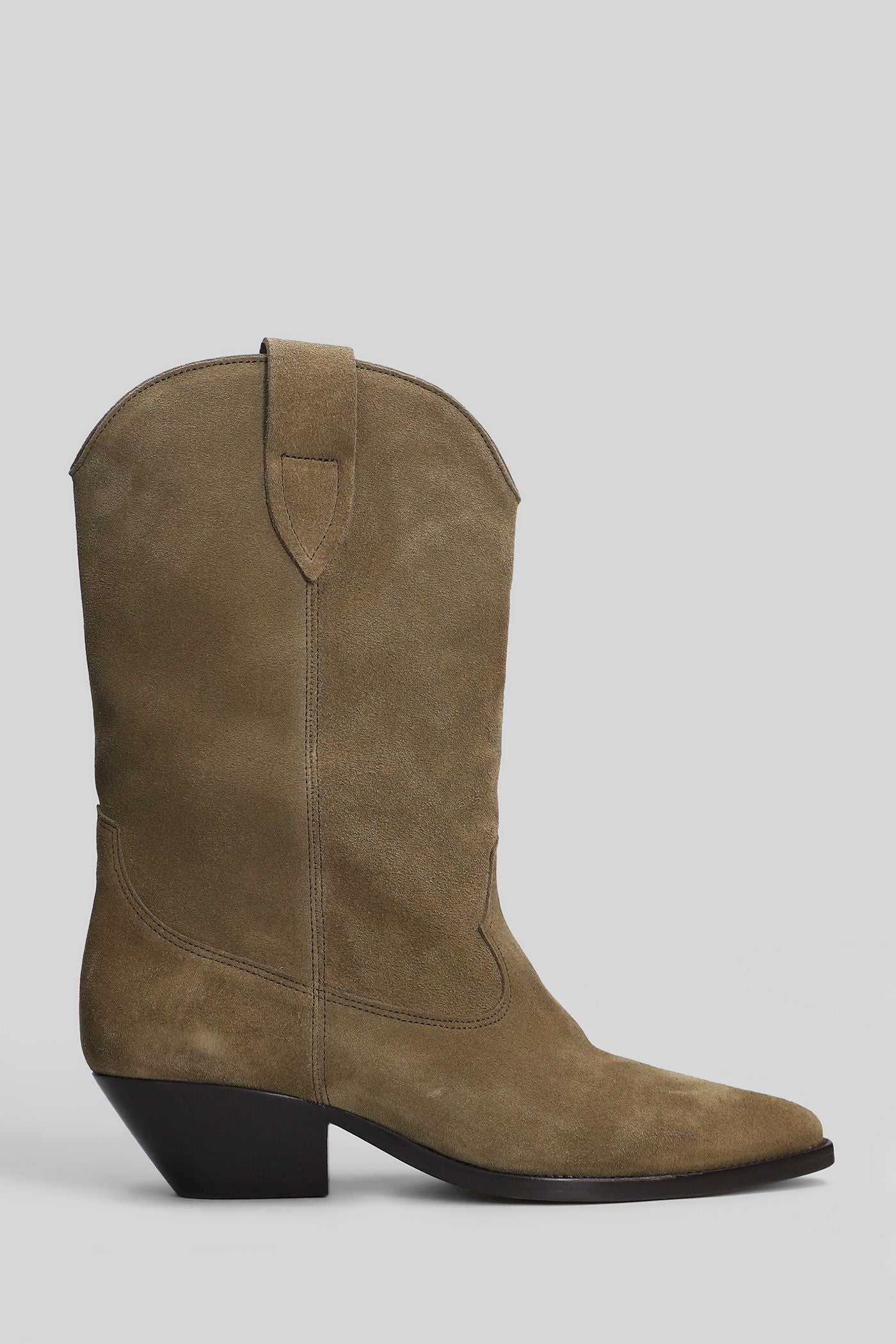 Duerto texan Ankle boots in brown suede - Image 6