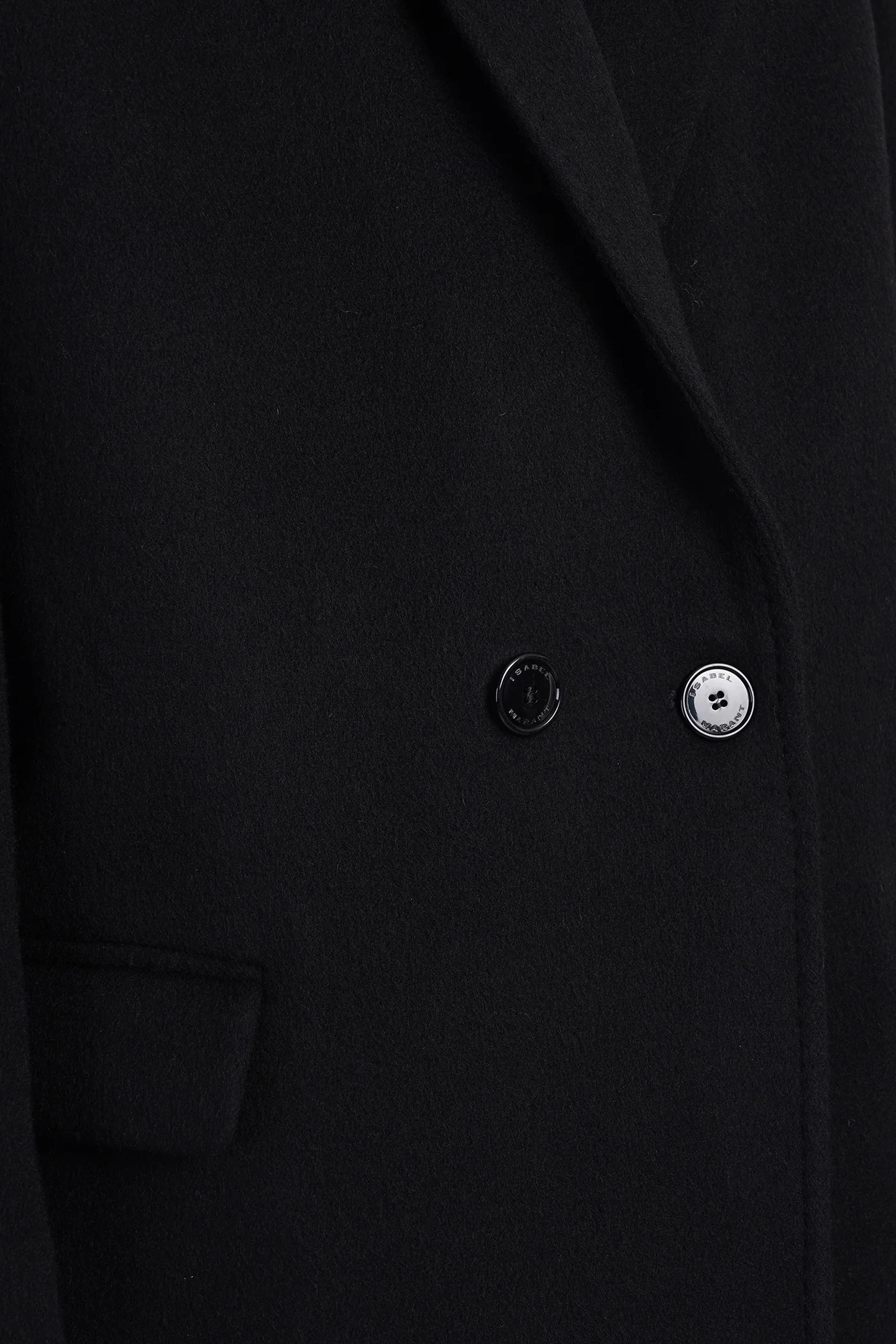 Efegozi Coat in black wool - Image 5