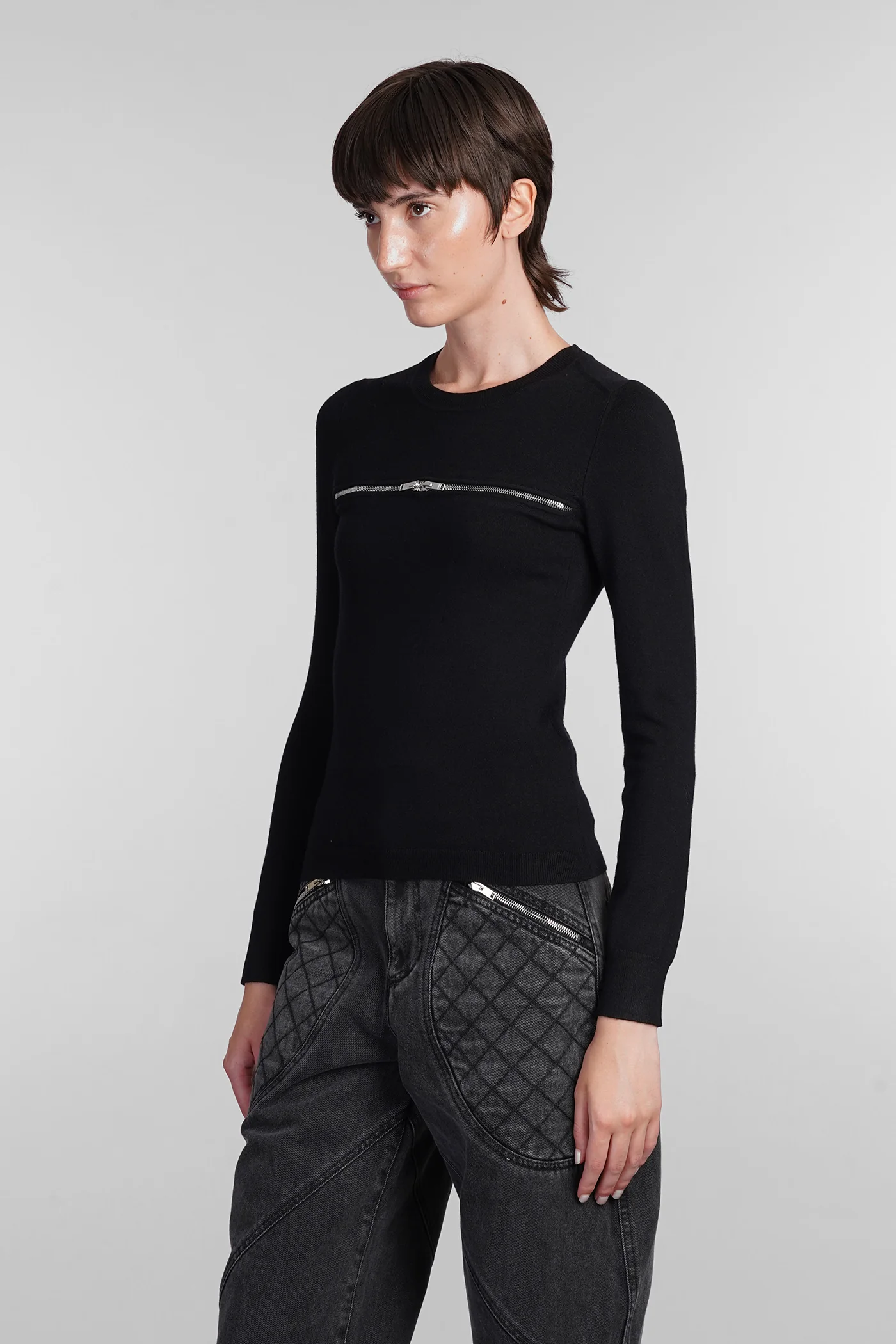 Gio Knitwear in black viscose - Image 4
