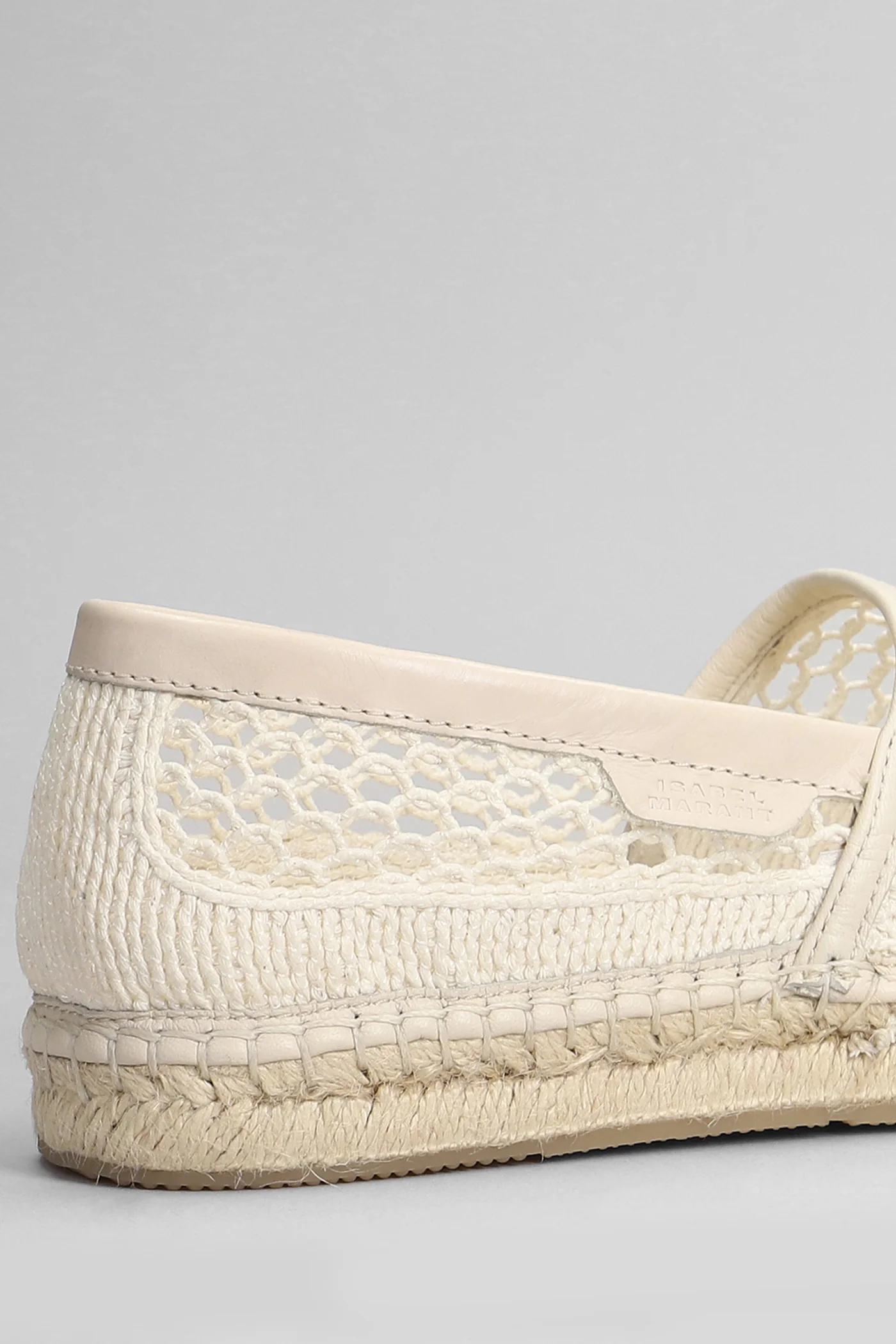 Halky Espadrilles in beige cotton - Image 5