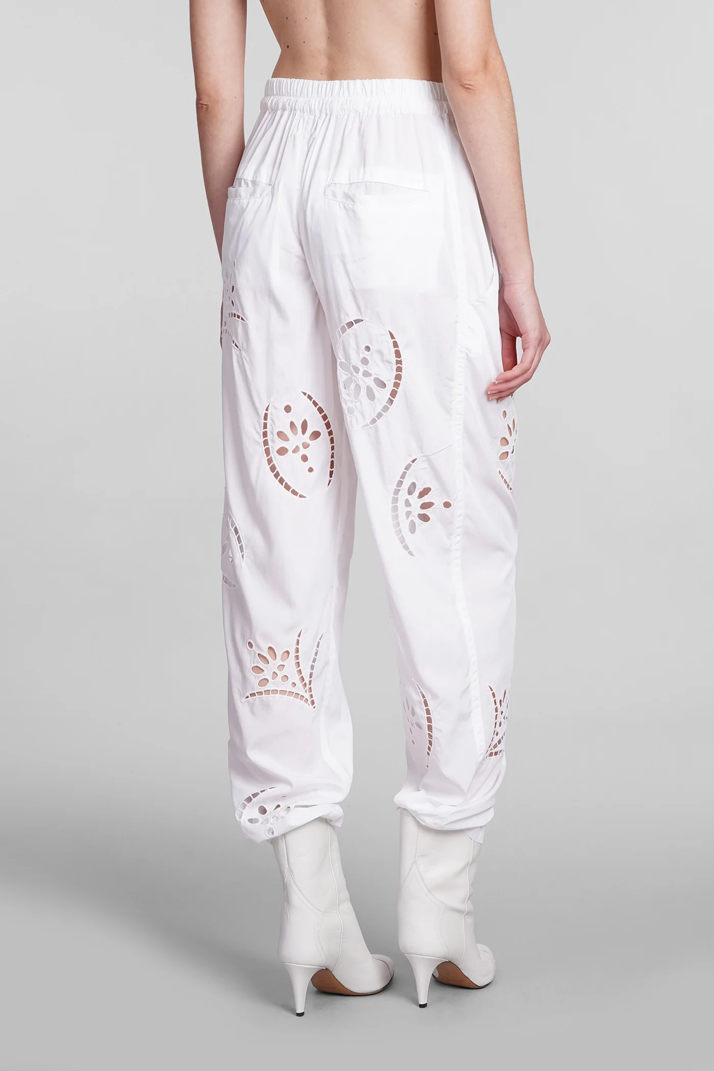 Hectorina Pants in white Modal - Image 3