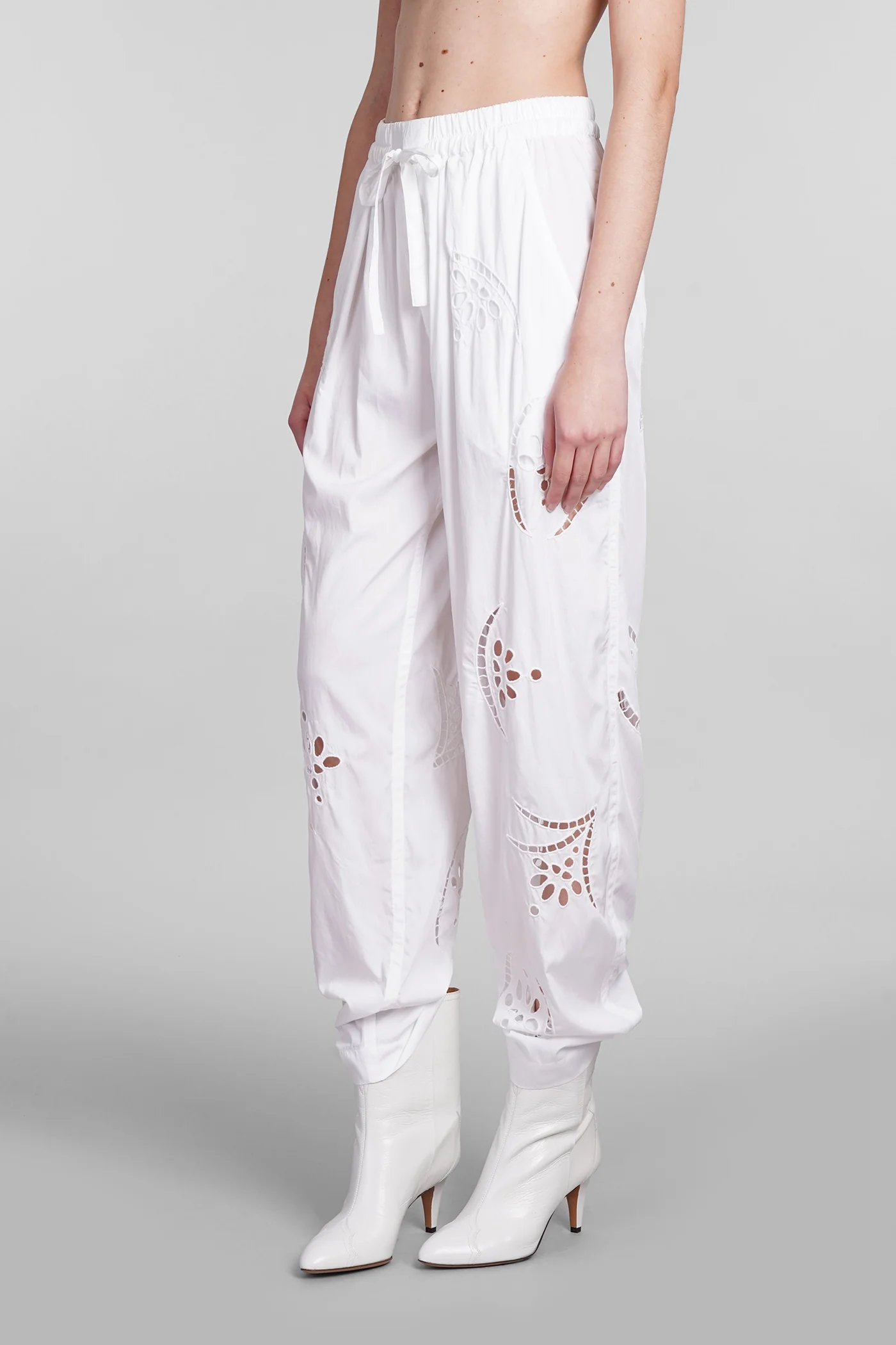 Hectorina Pants in white Modal - Image 4