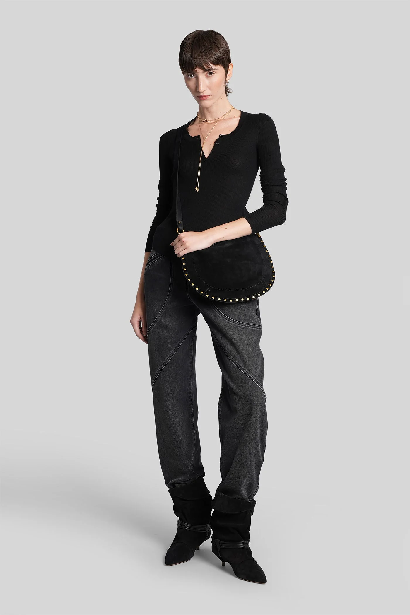 Idite  in black cashmere - Image 2