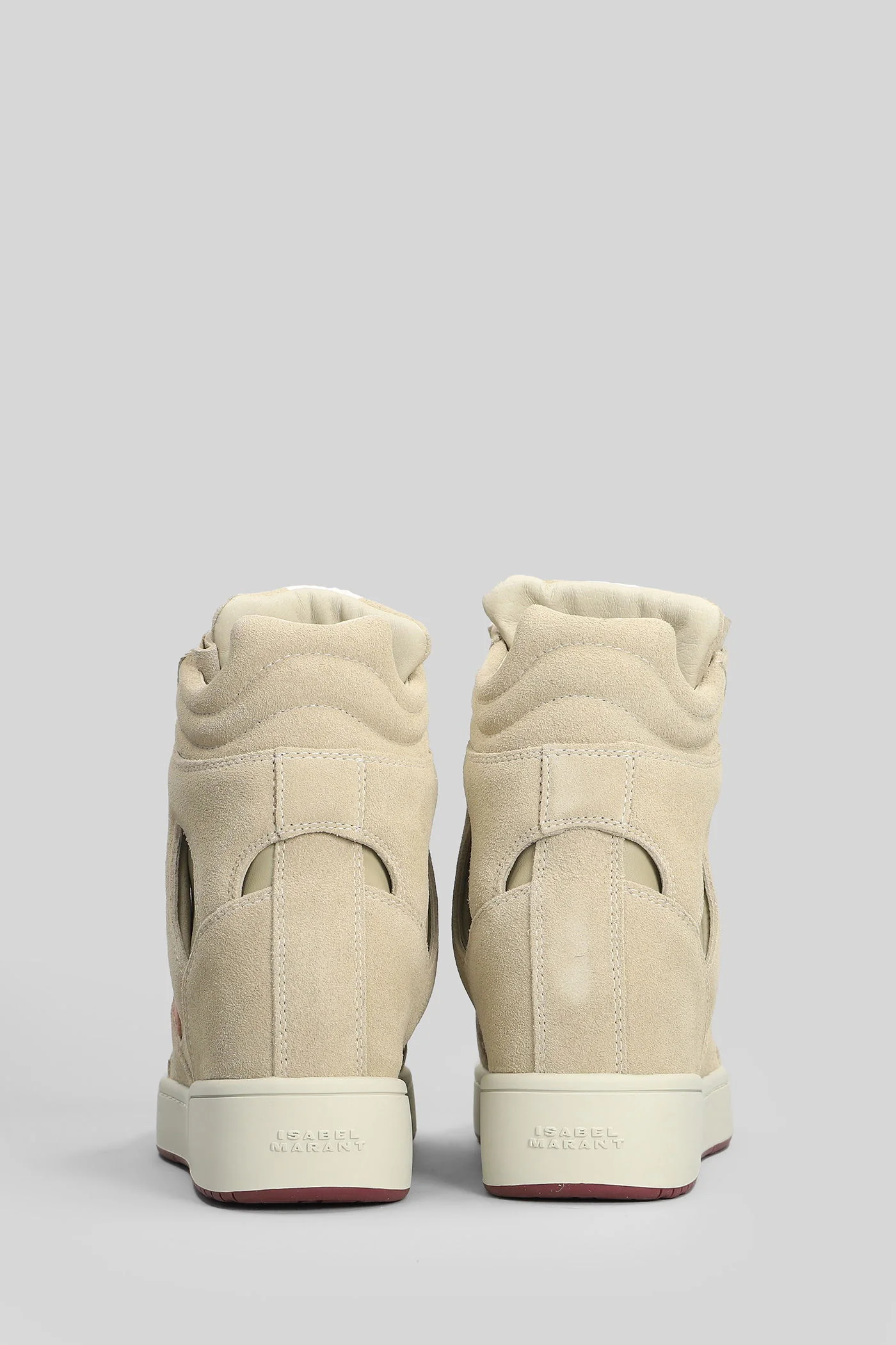 Im3 Sneakers in beige suede and leather - Image 4
