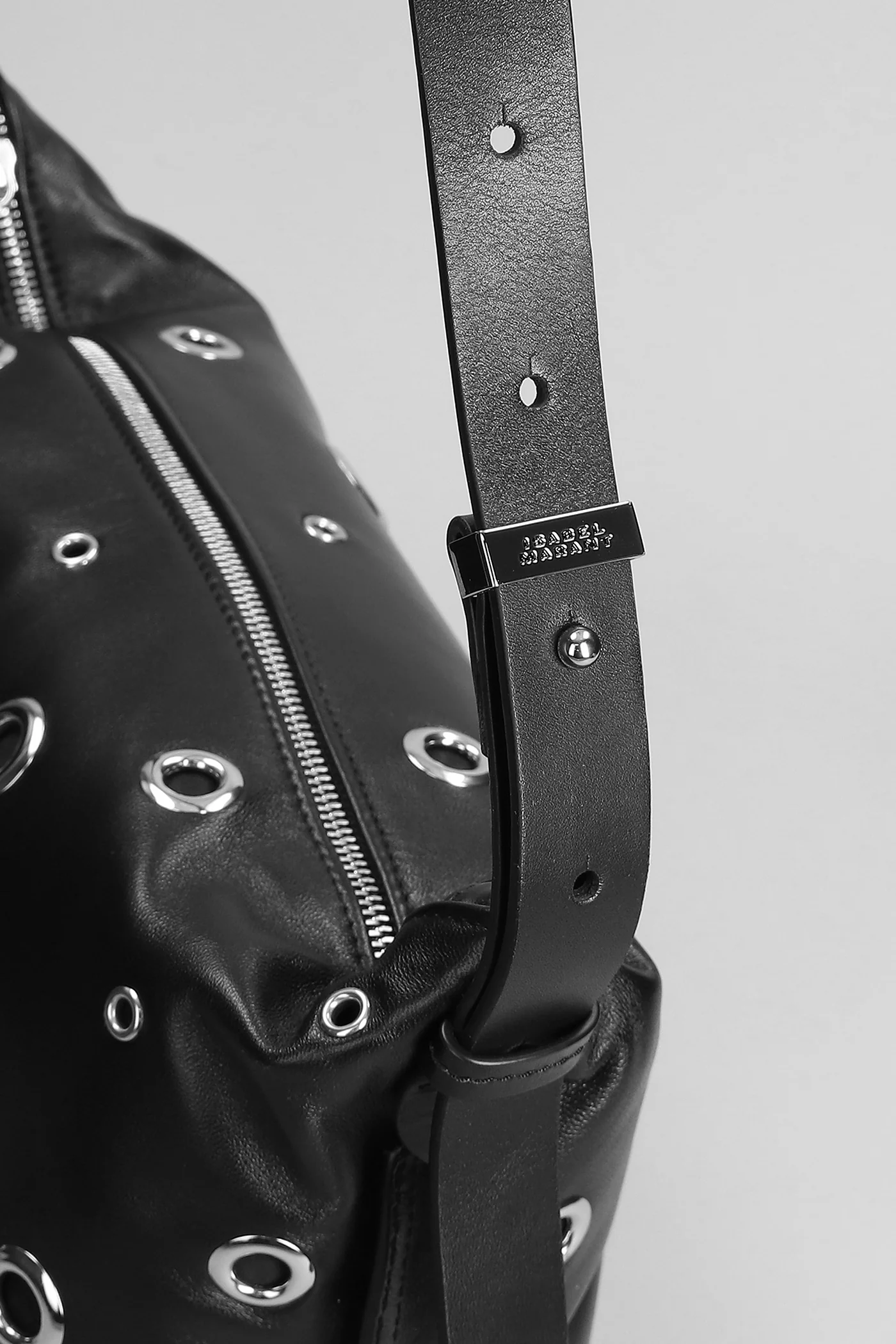 Leyden Shoulder bag in black leather - Image 4