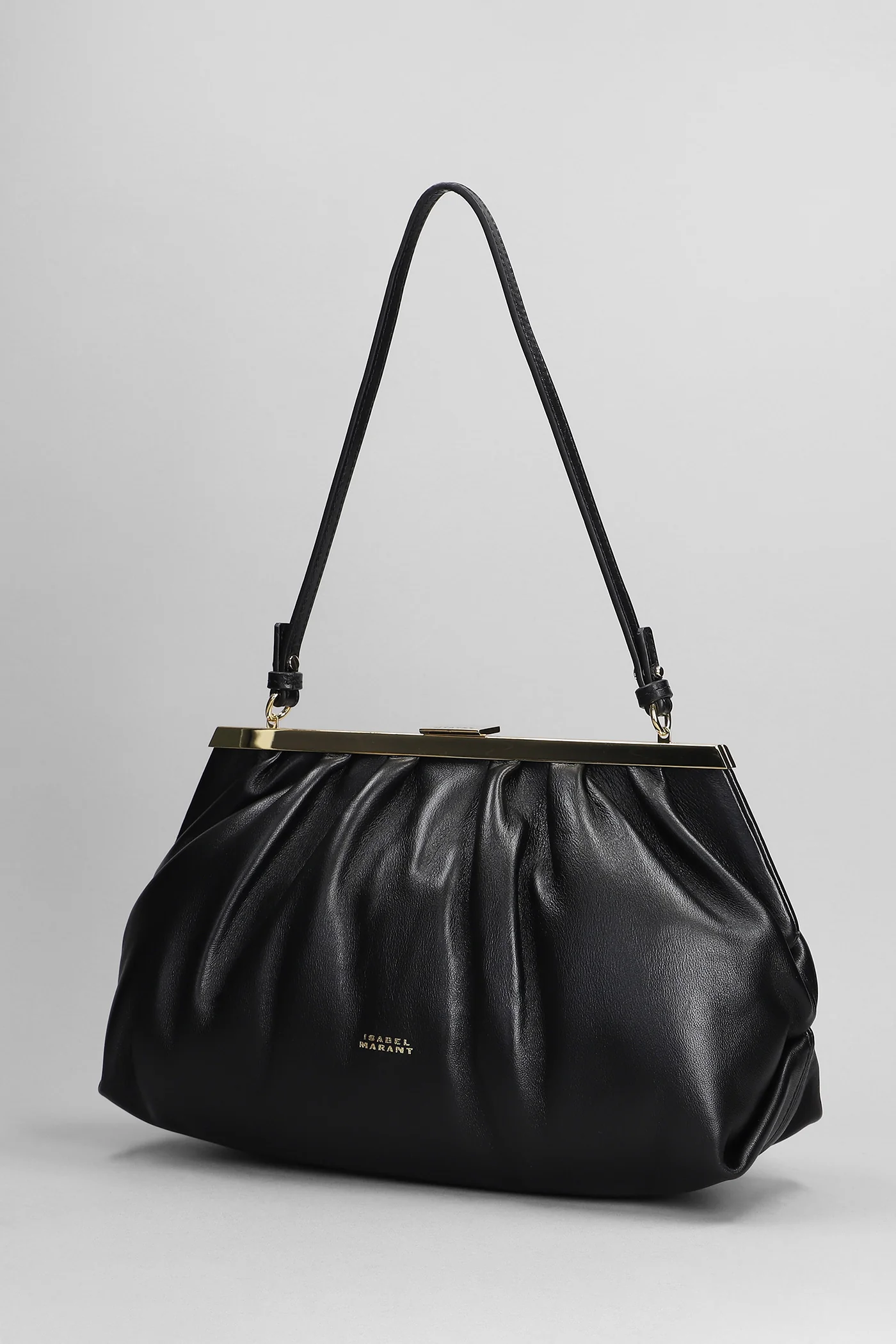 Leyden Shoulder bag in black raffia - Image 2