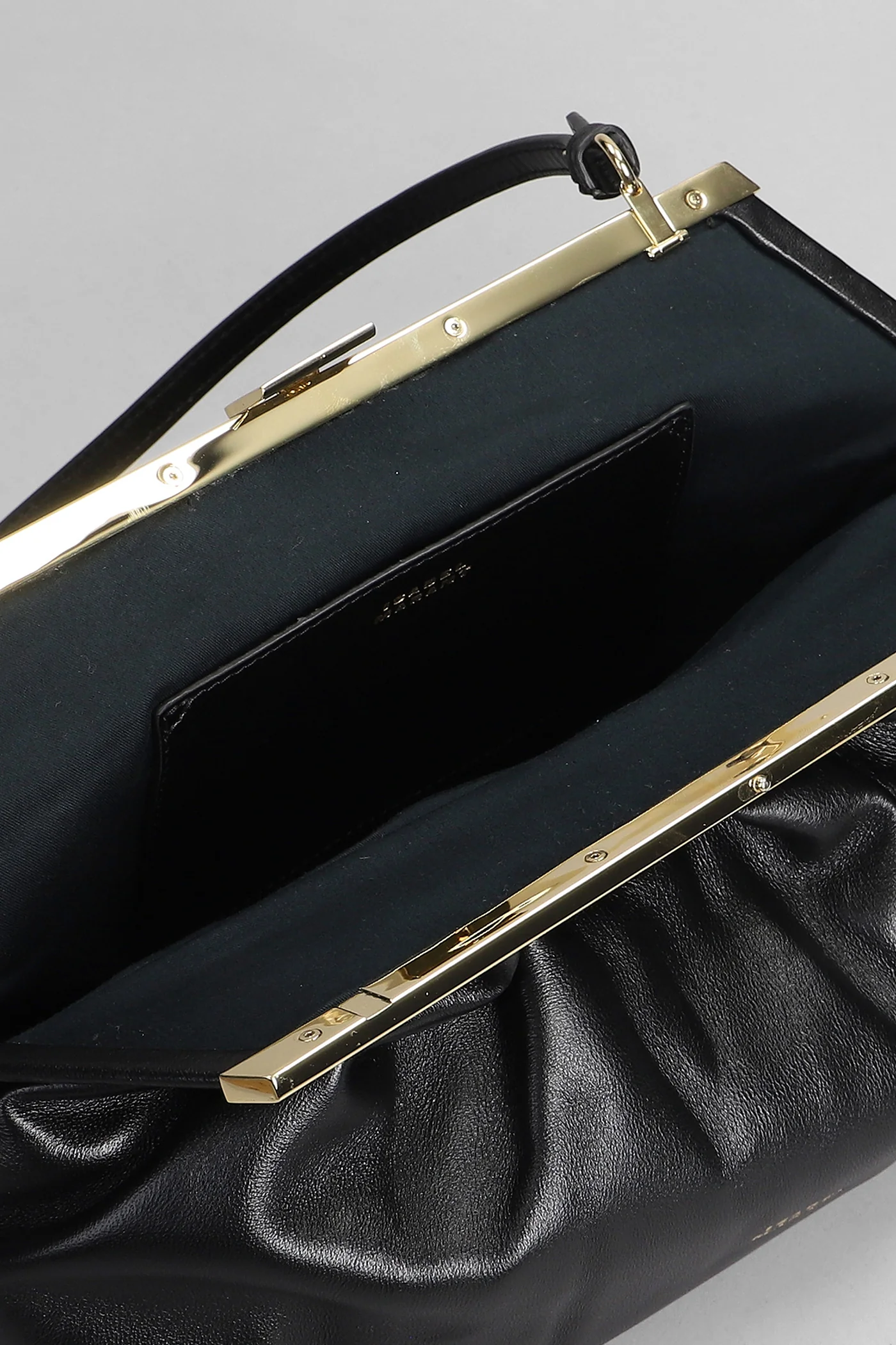 Leyden Shoulder bag in black raffia - Image 4