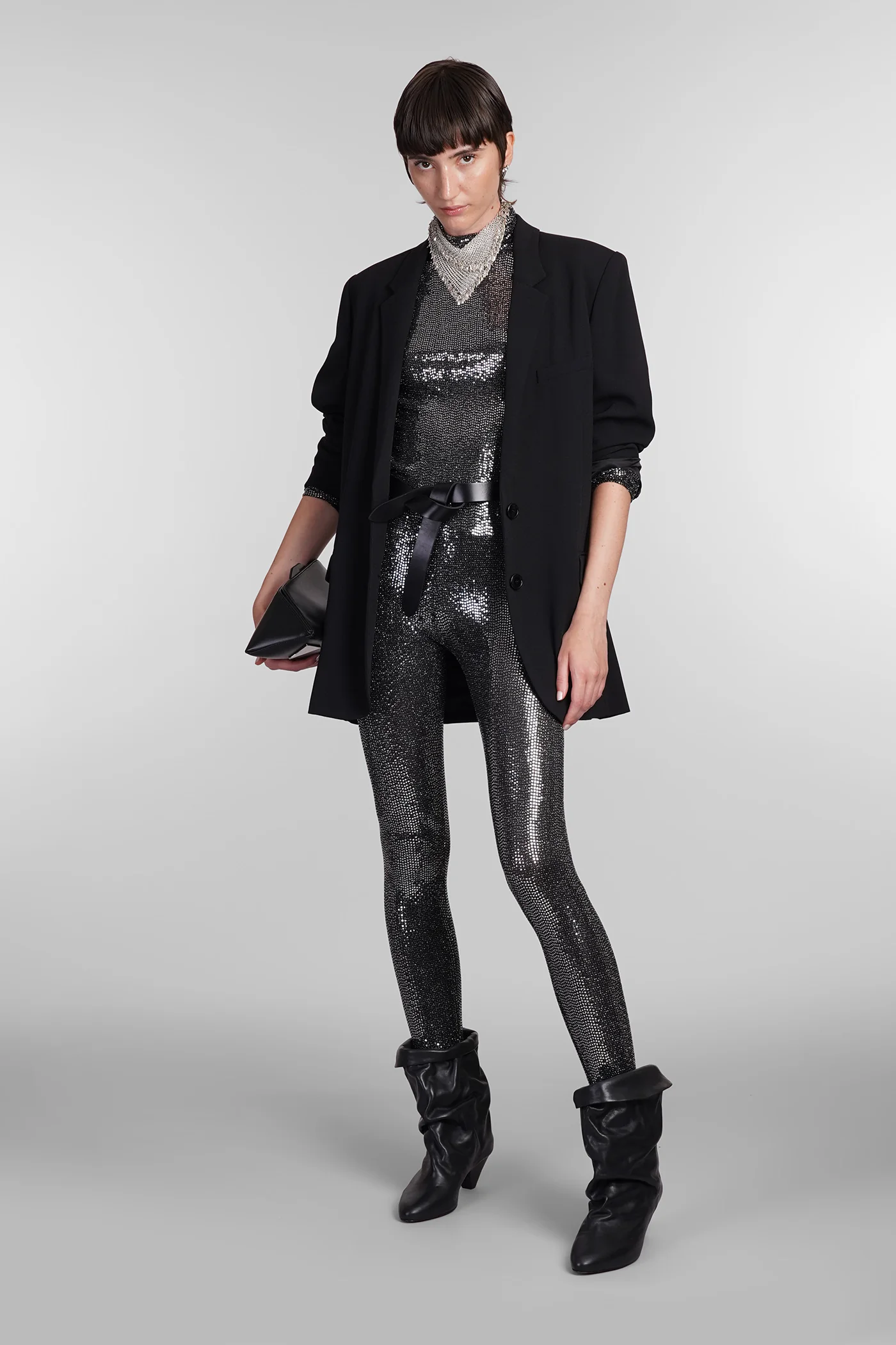 Oceany Blazer in black polyester - Image 2