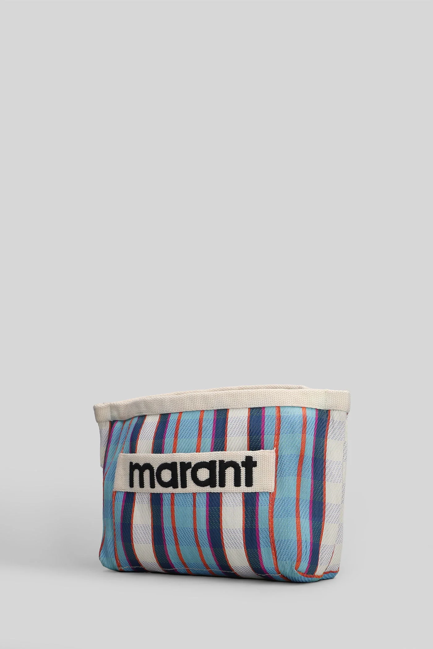 Powden Clutch in cyan nylon - Image 2