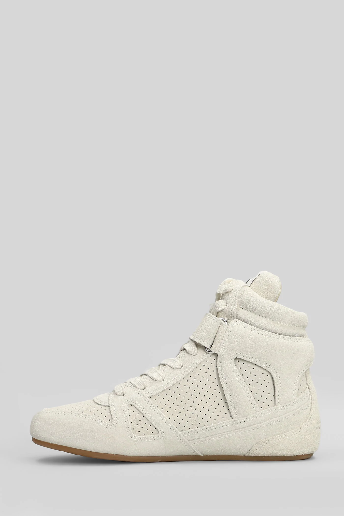 Senny high Sneakers in grey suede - Image 3