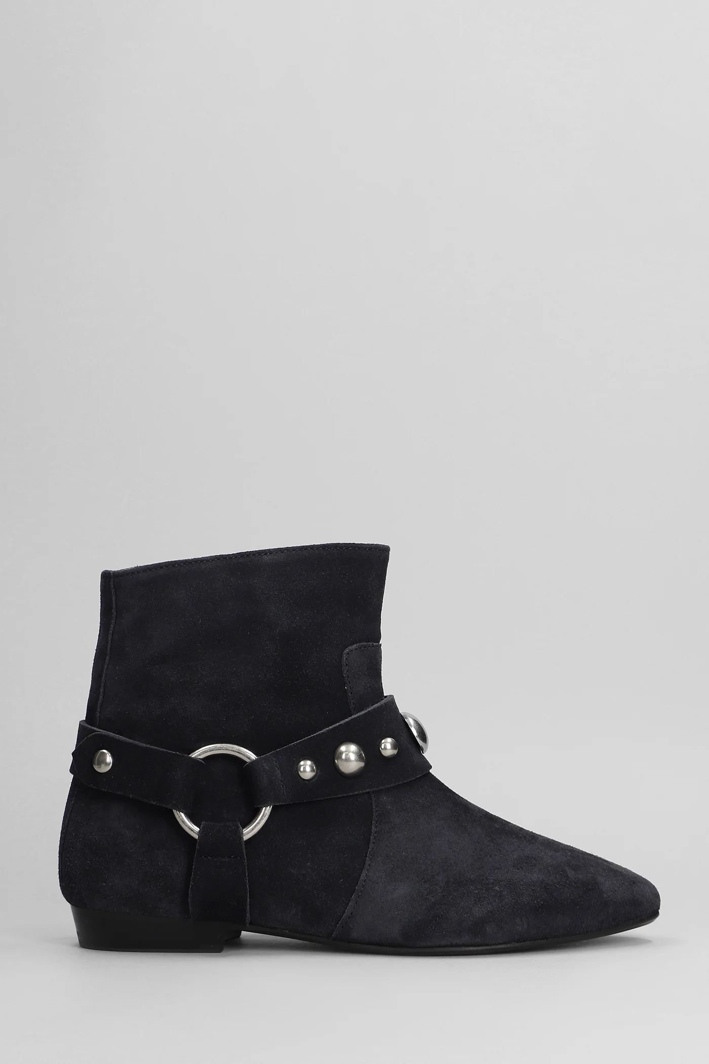 Siago low heels Ankle boots in black suede