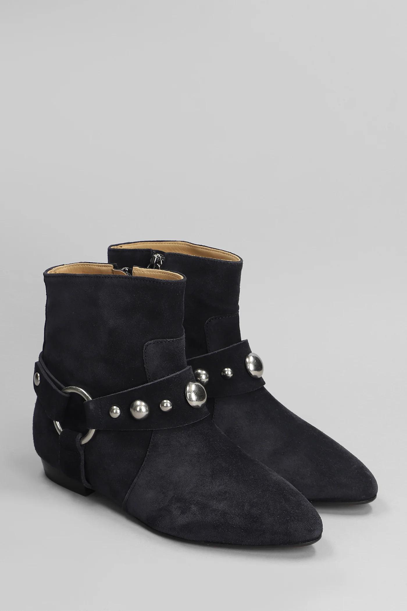 Siago low heels Ankle boots in black suede - Image 2