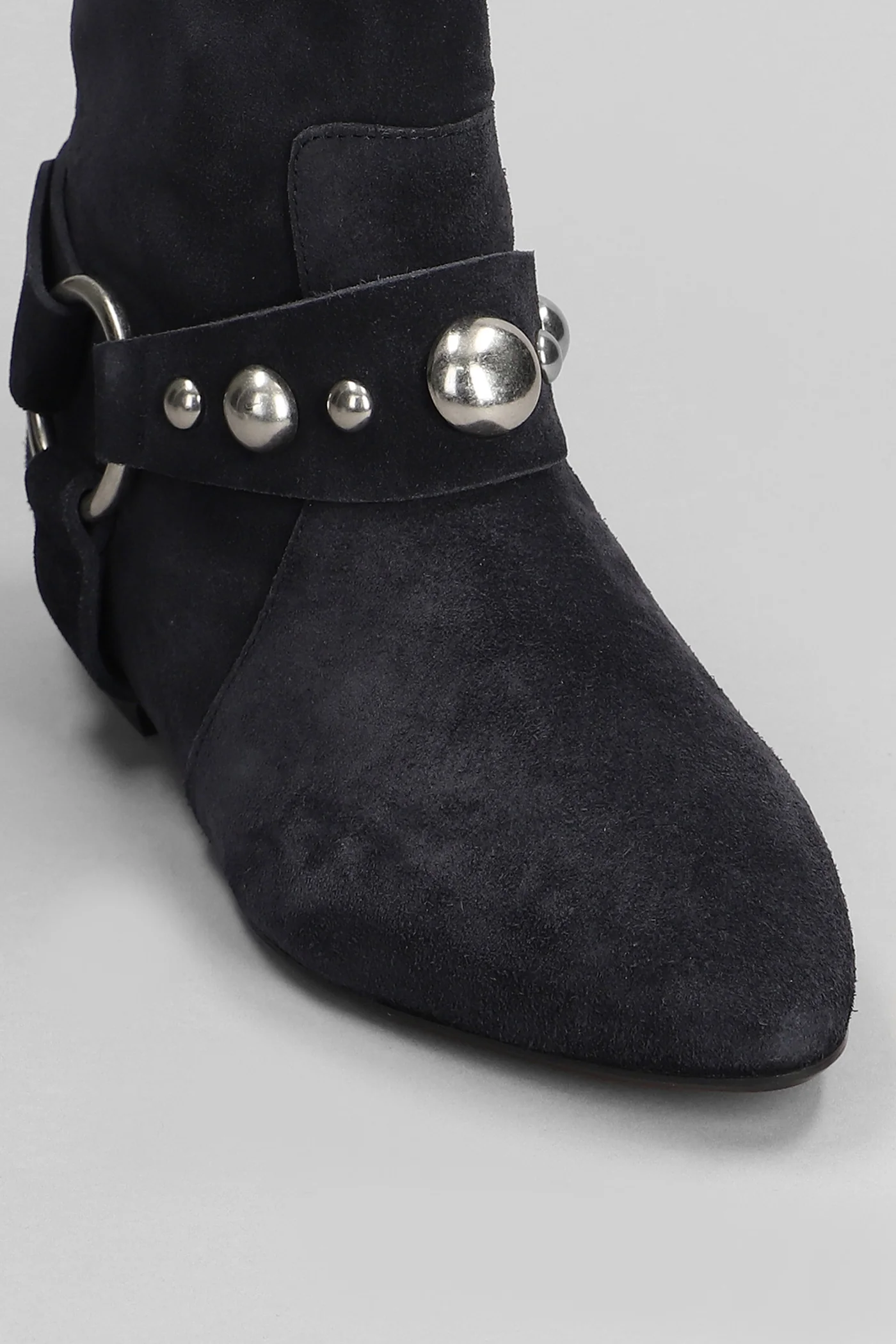 Siago low heels Ankle boots in black suede - Image 5