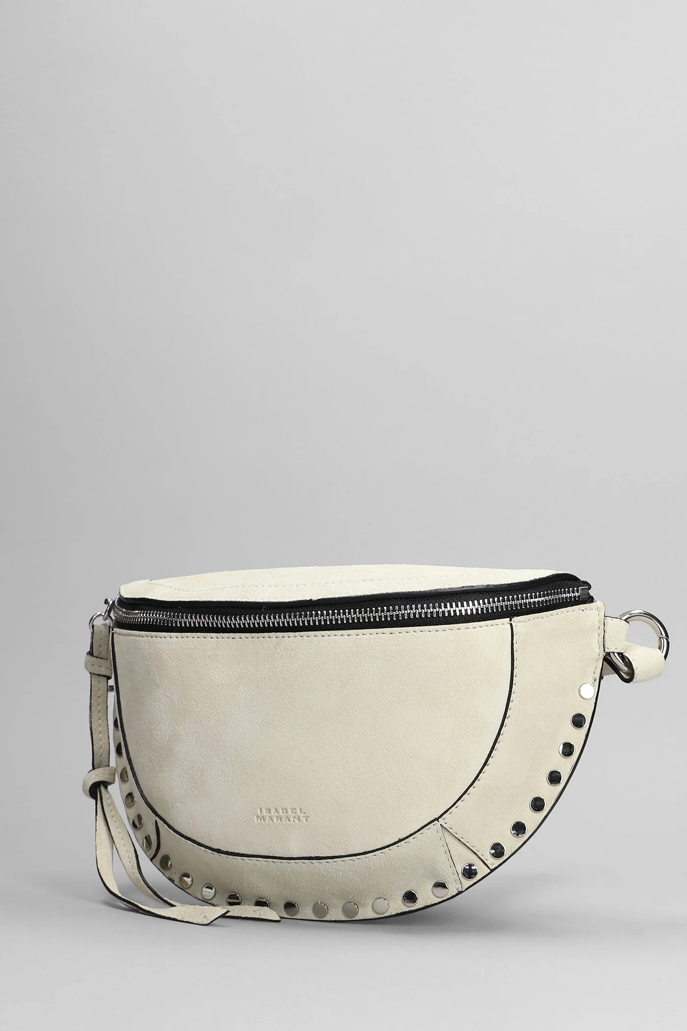 Skano Waist Bag in grey suede - Image 2