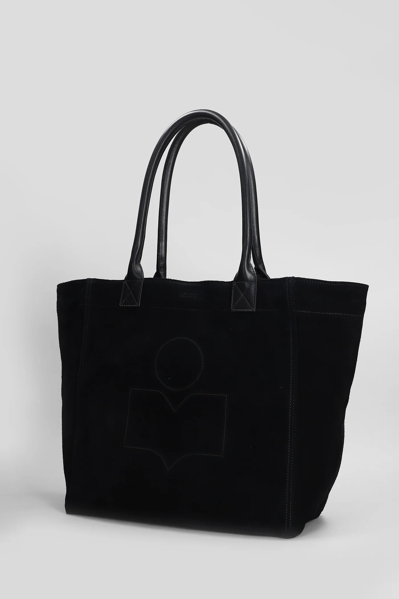 Small yenky Tote in black suede - Image 2